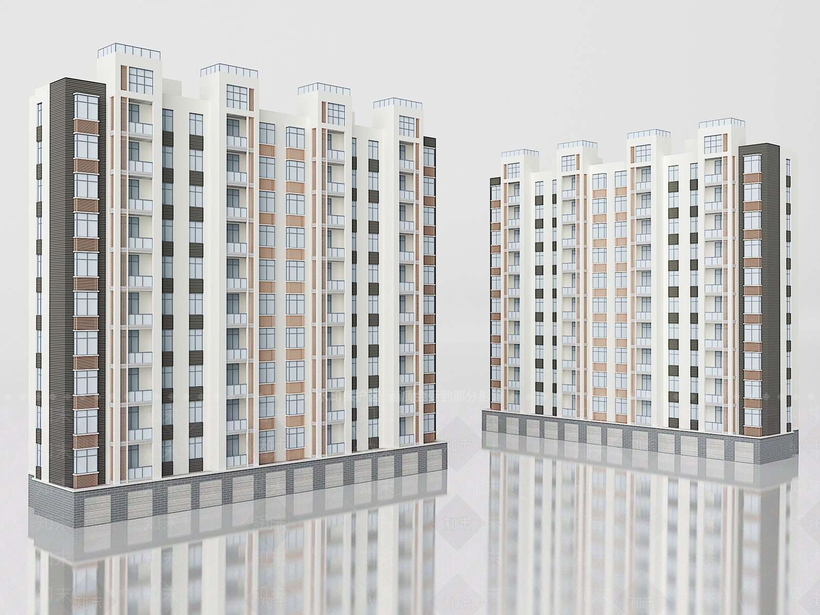 现代办公楼3D模型下载【ID:1187891812】