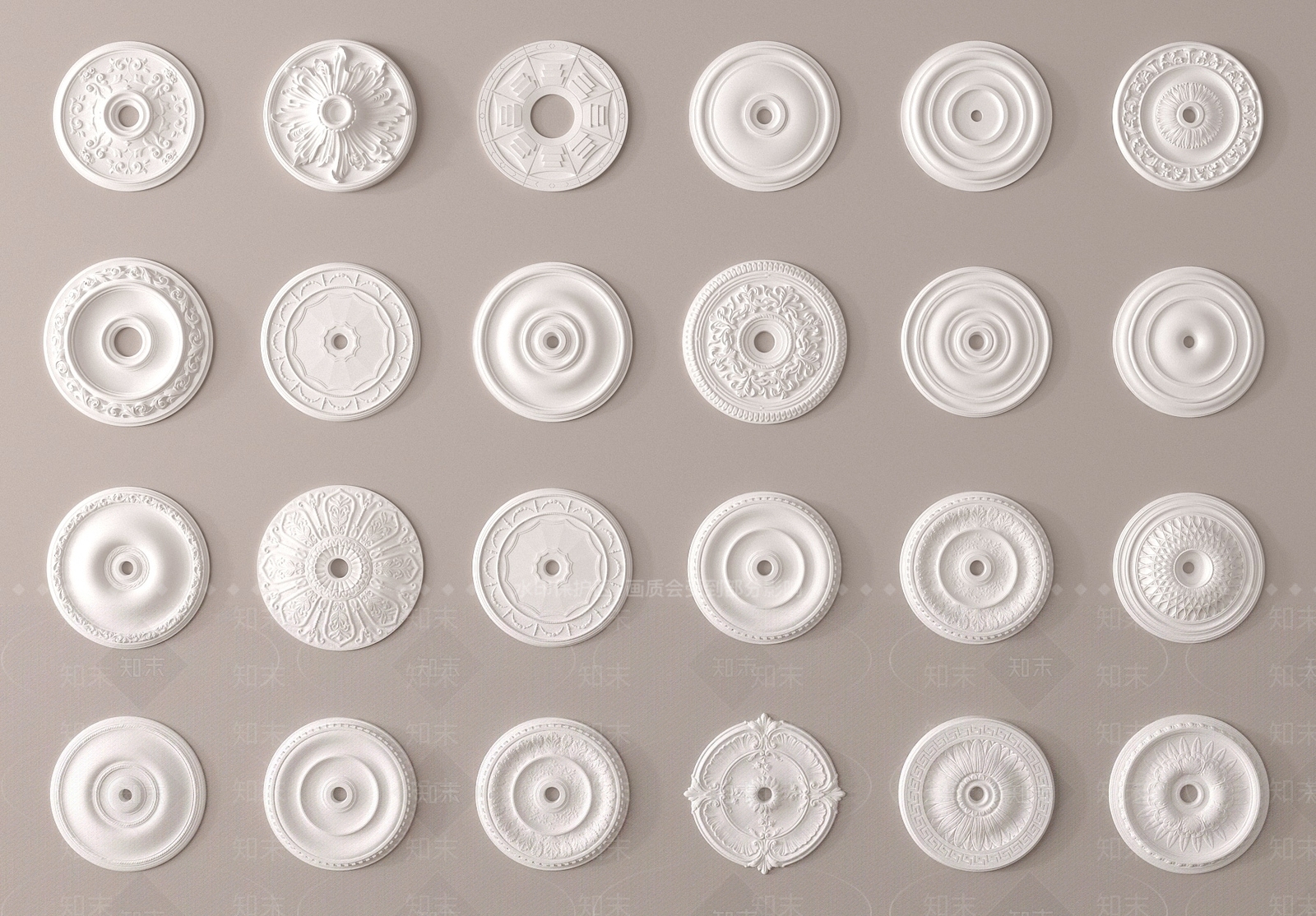 欧式雕花SU模型下载【ID:1187894397】