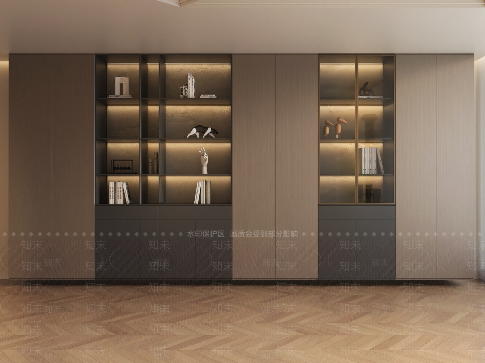 现代酒柜3D模型下载【ID:1187895291】