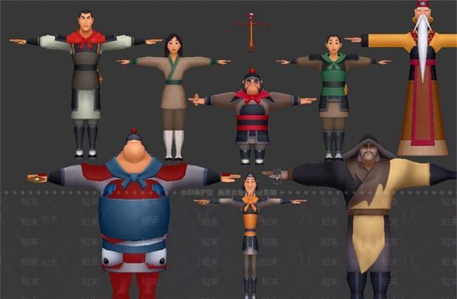 现代虚拟人物3D模型下载【ID:1187927124】