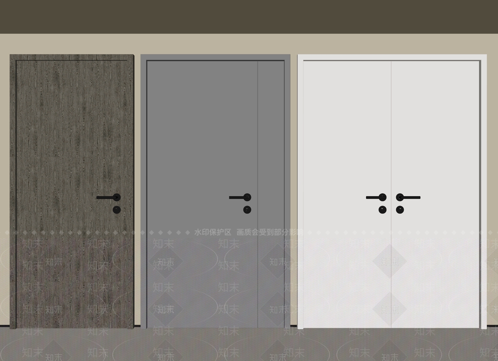 现代双开门SU模型下载【ID:1187903963】