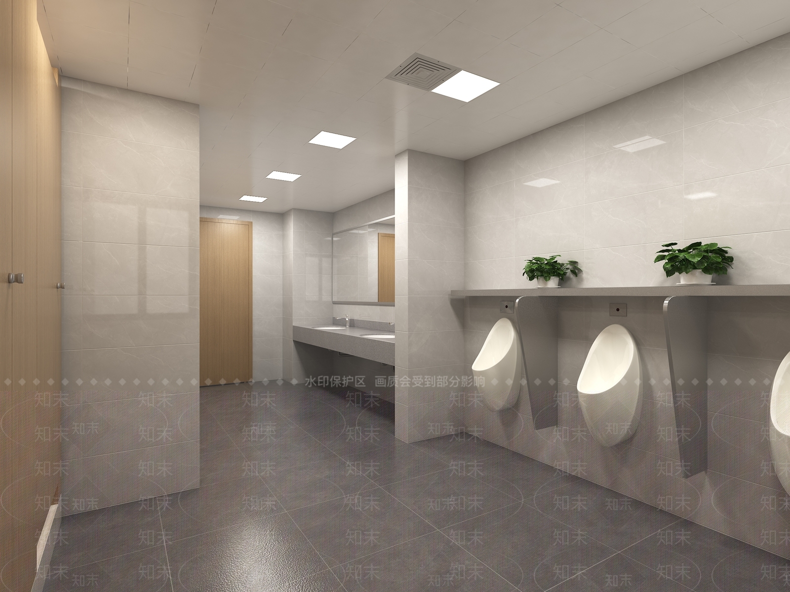 现代公共卫生间3D模型下载【ID:1187905750】