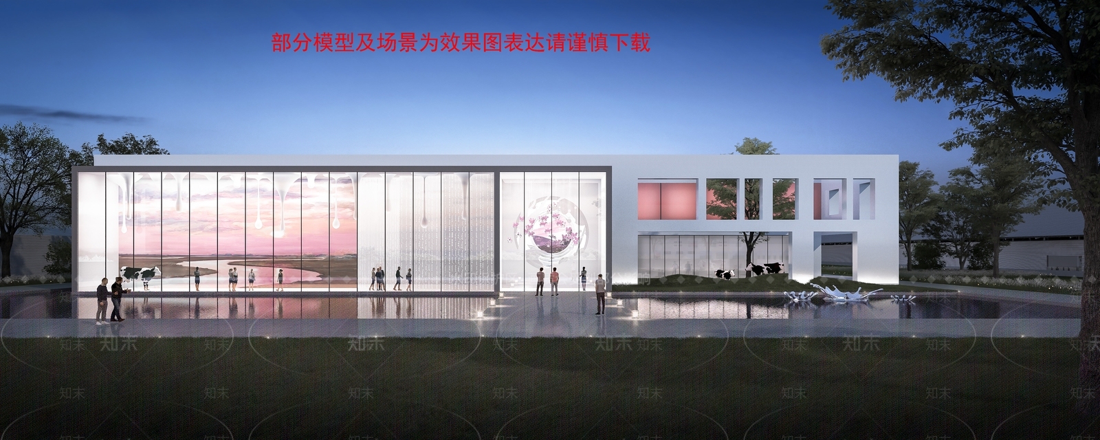 现代其他商业建筑SU模型下载【ID:1187907385】