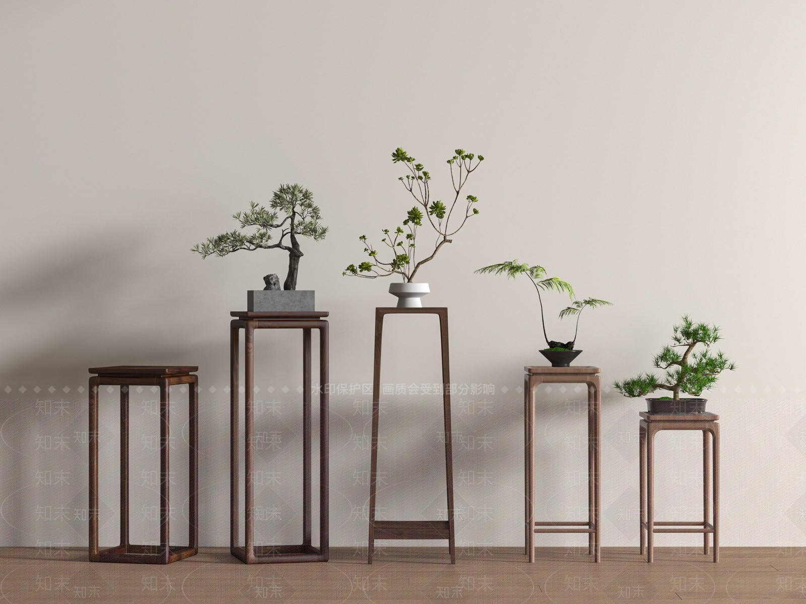 花架3D模型下载【ID:1187908834】