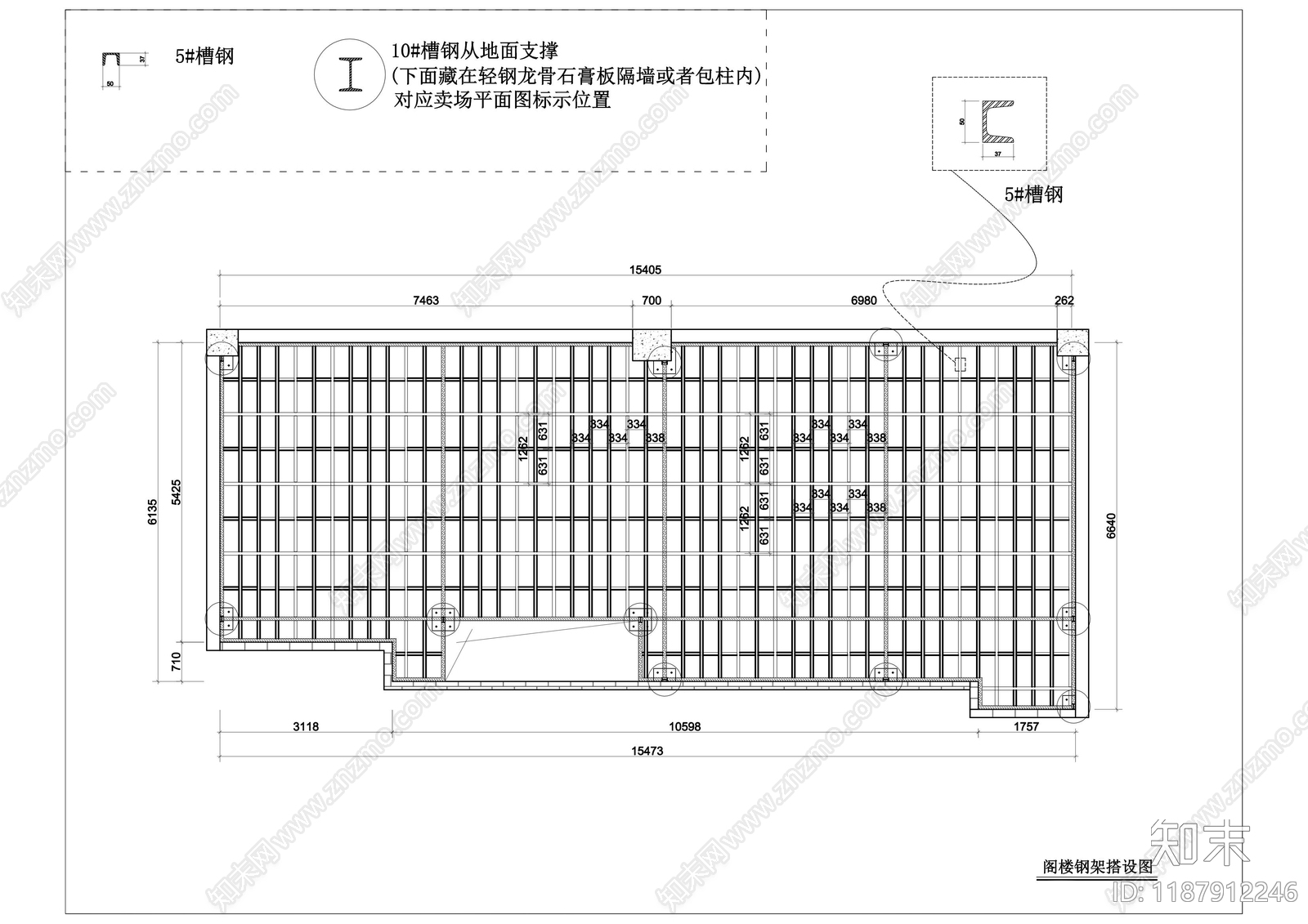 钢结构cad施工图下载【ID:1187912246】