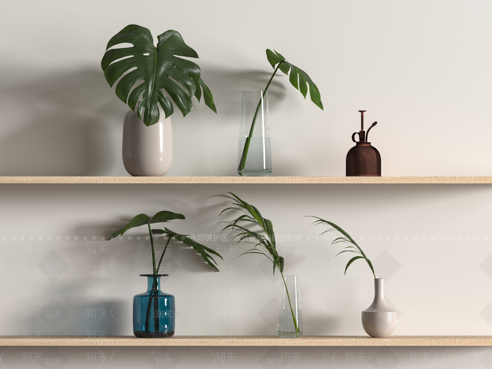 水生植物SU模型下载【ID:1187912672】