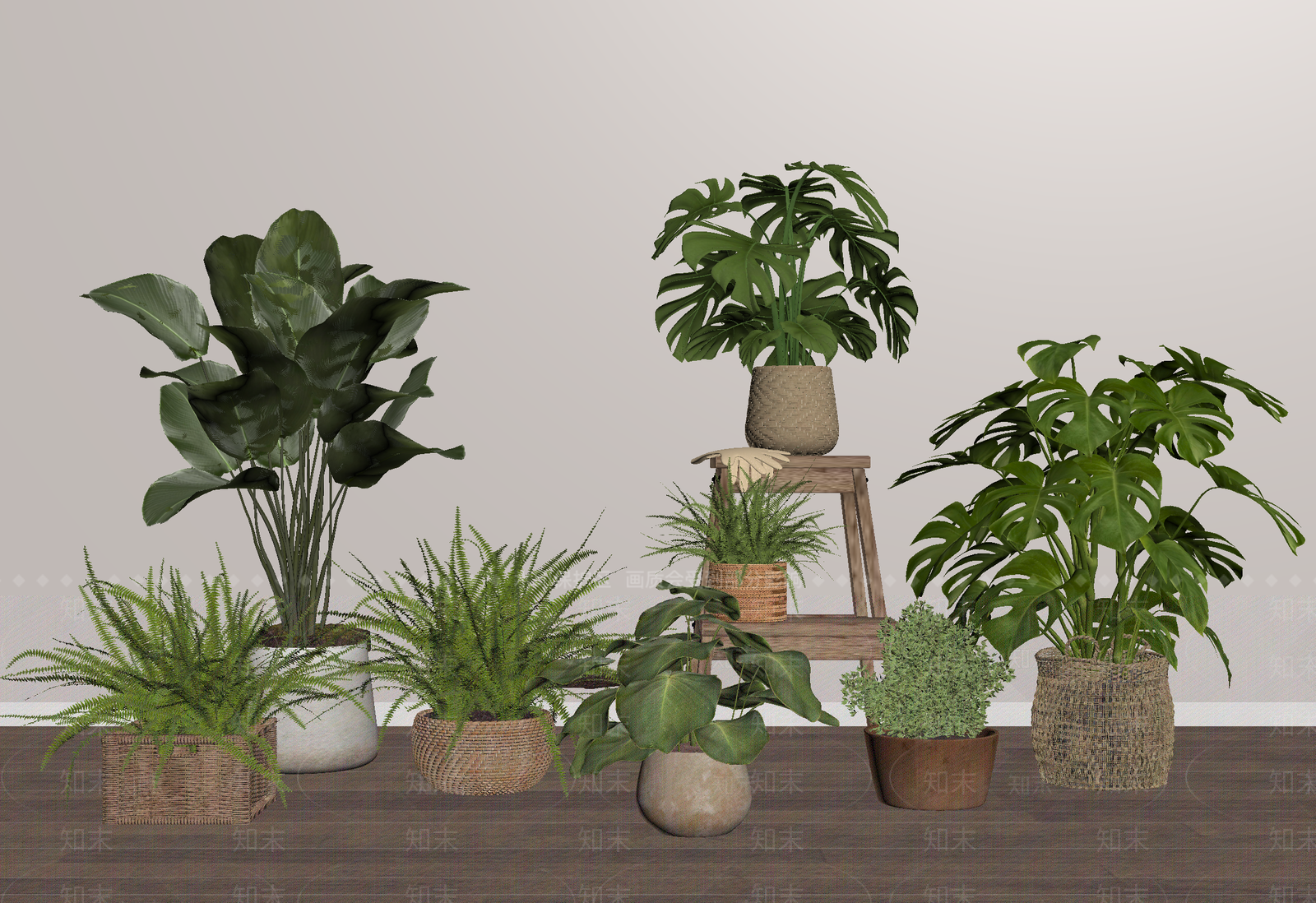 盆栽SU模型下载【ID:1187923457】