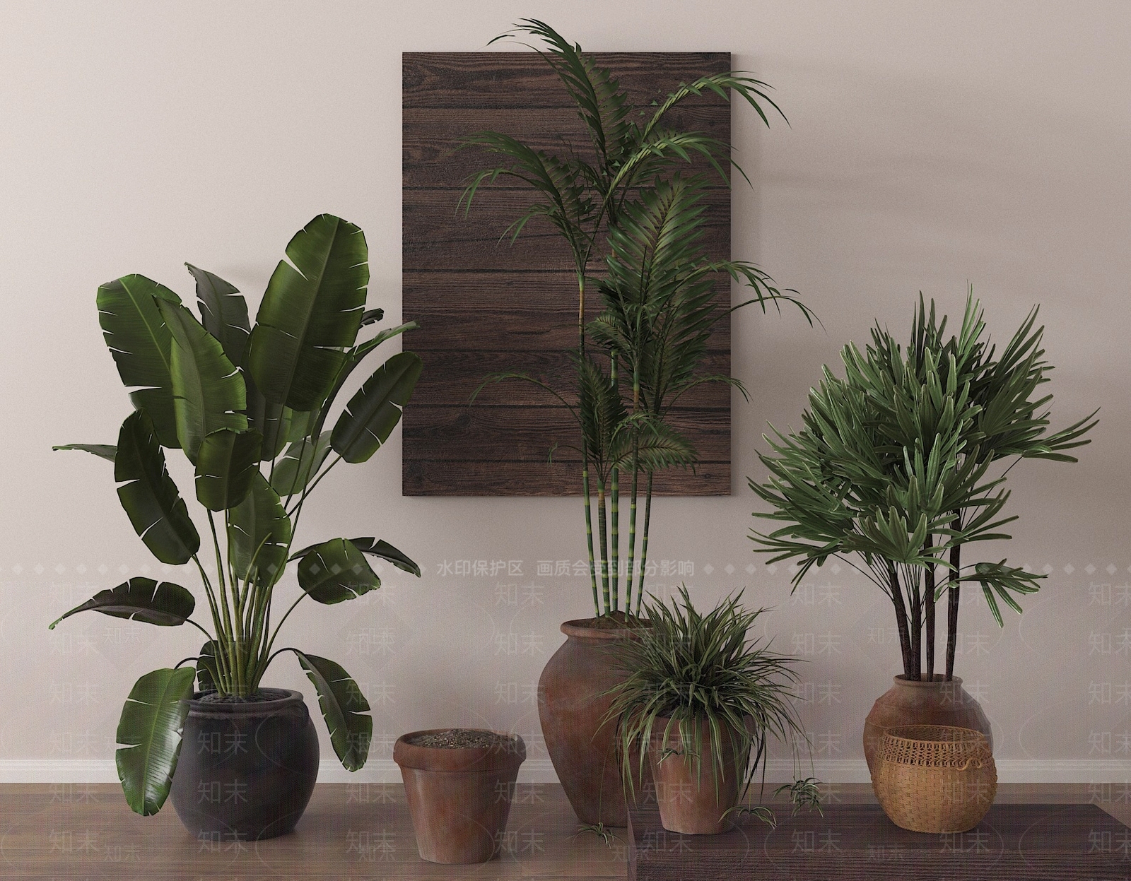 盆栽SU模型下载【ID:1187930419】