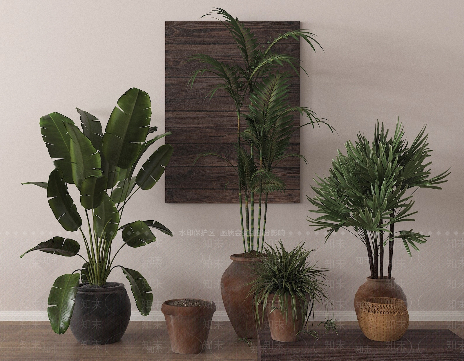 盆栽3D模型下载【ID:1187930513】