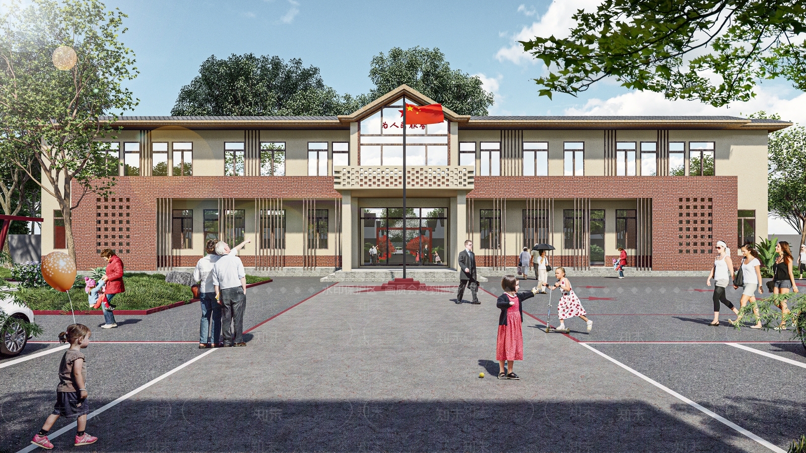 现代小公建SU模型下载【ID:1188036178】