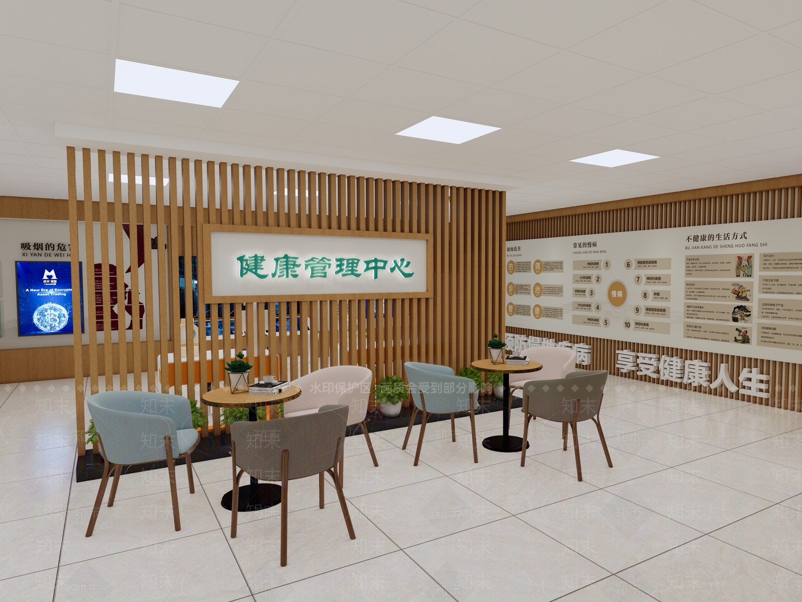 中式现代医院SU模型下载【ID:1187931389】