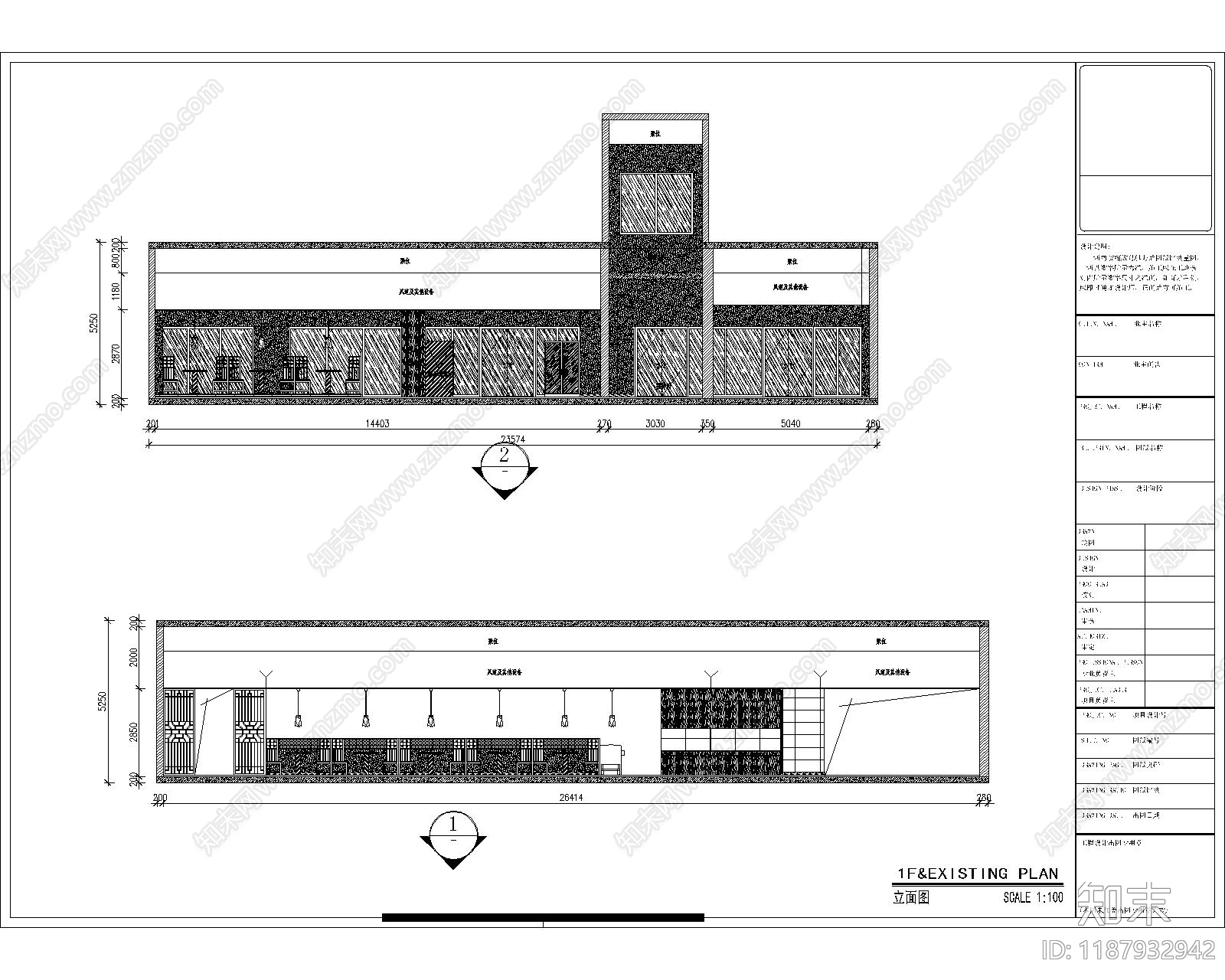 现代轻奢其他商业空间cad施工图下载【ID:1187932942】