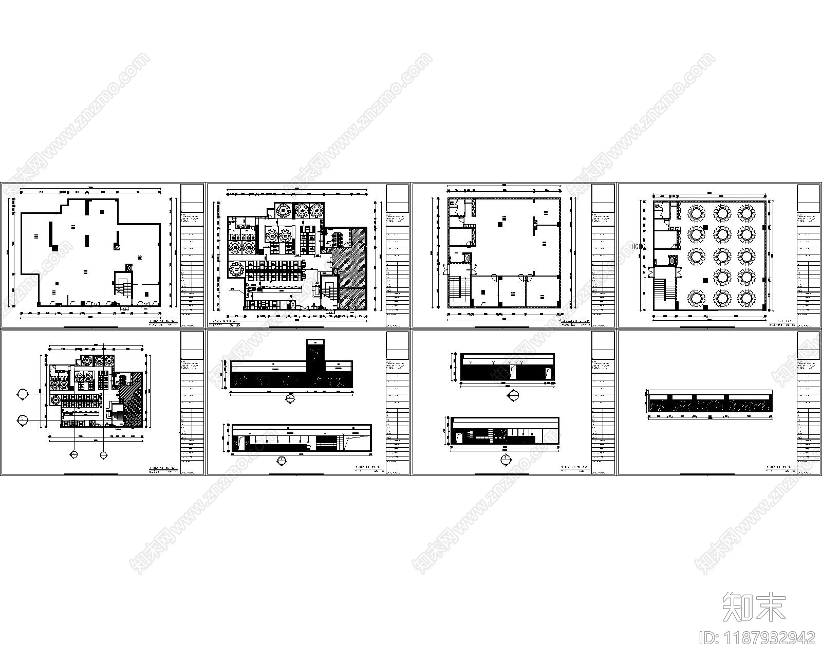 现代轻奢其他商业空间cad施工图下载【ID:1187932942】