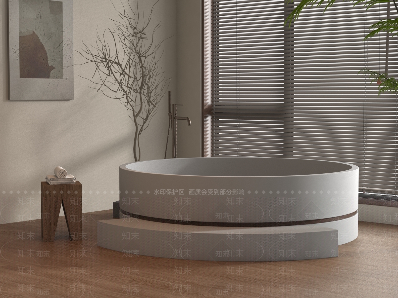 浴缸3D模型下载【ID:1187937454】