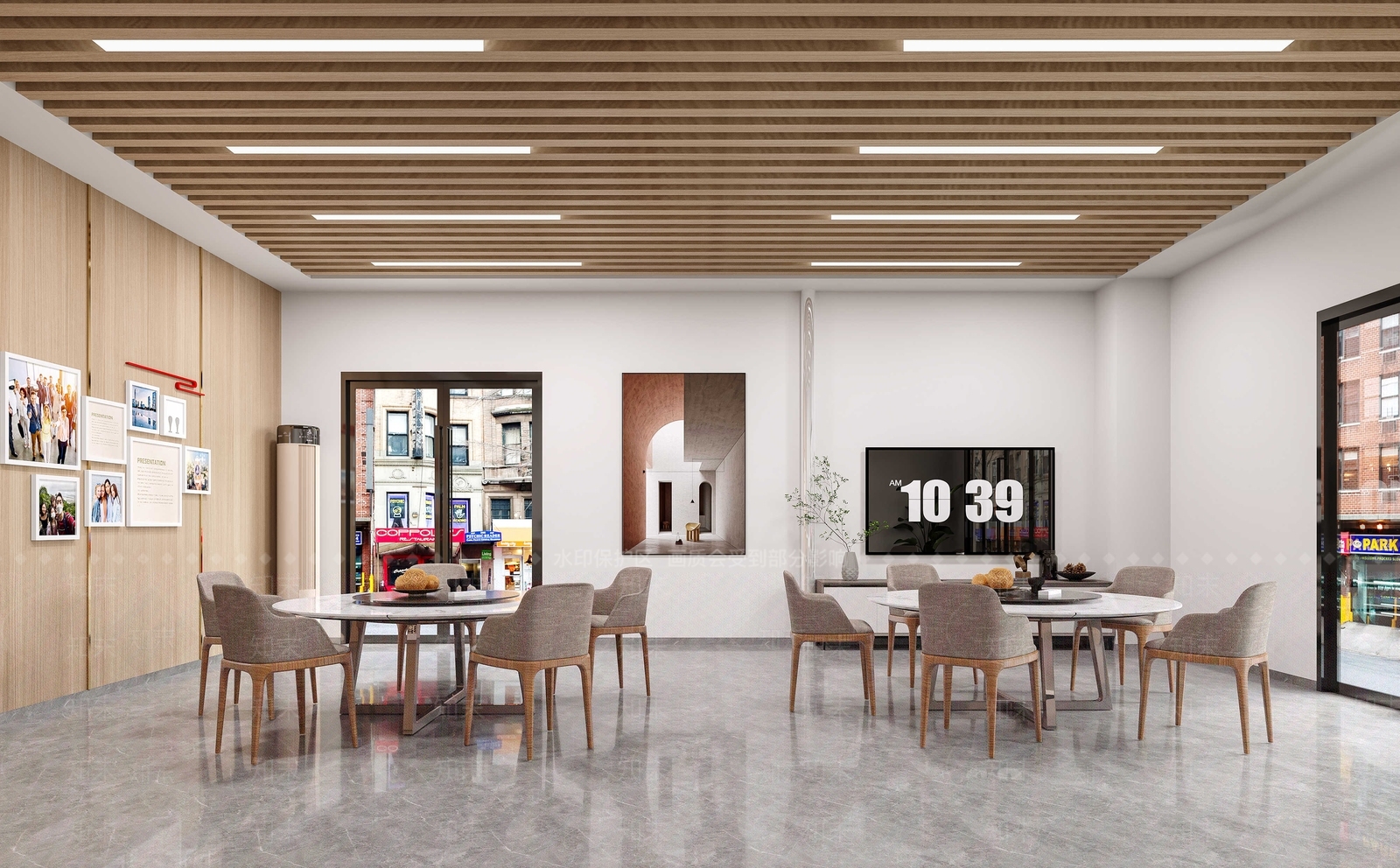 现代党建室3D模型下载【ID:1187937933】