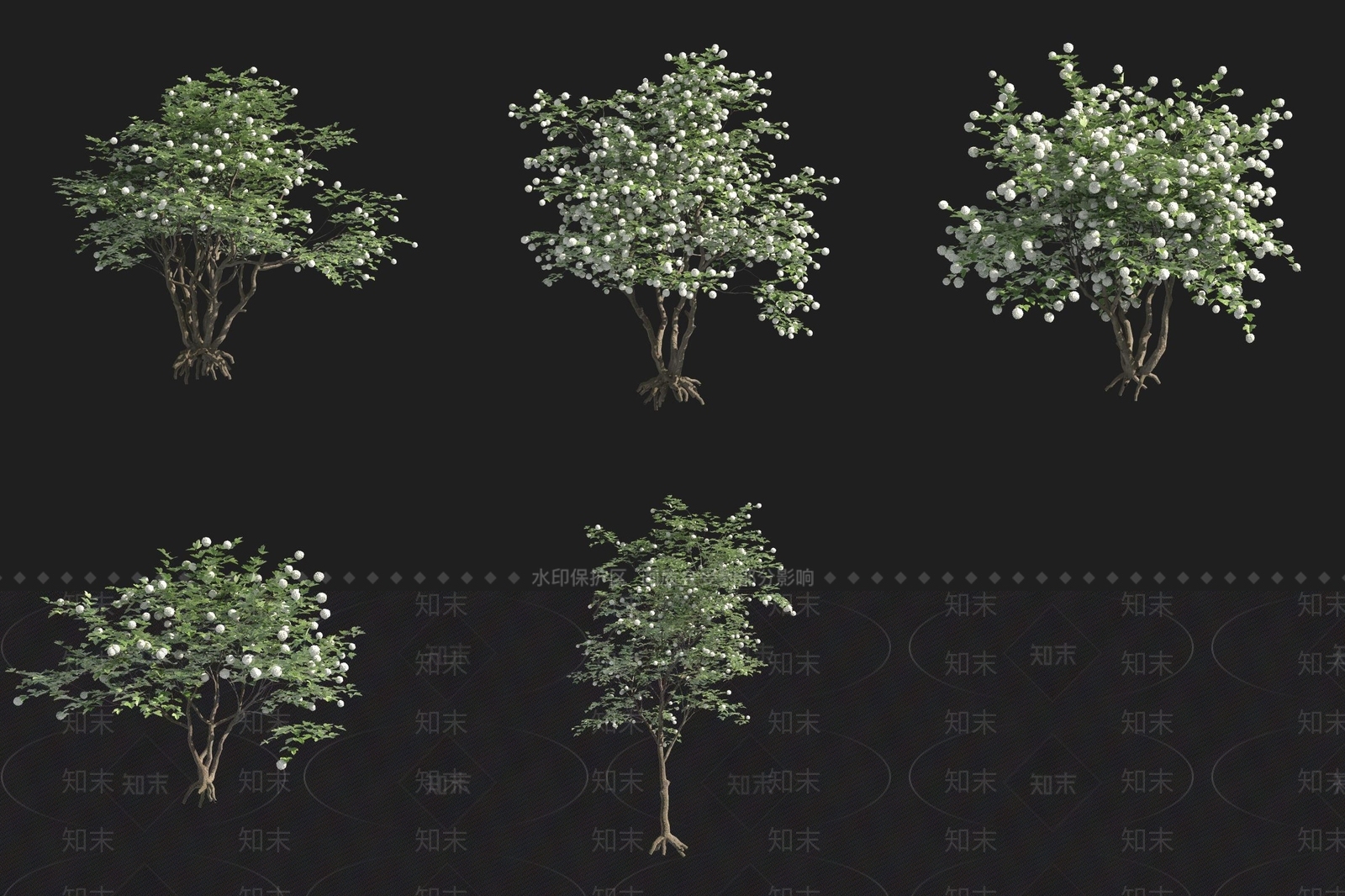 灌木3D模型下载【ID:1187945318】