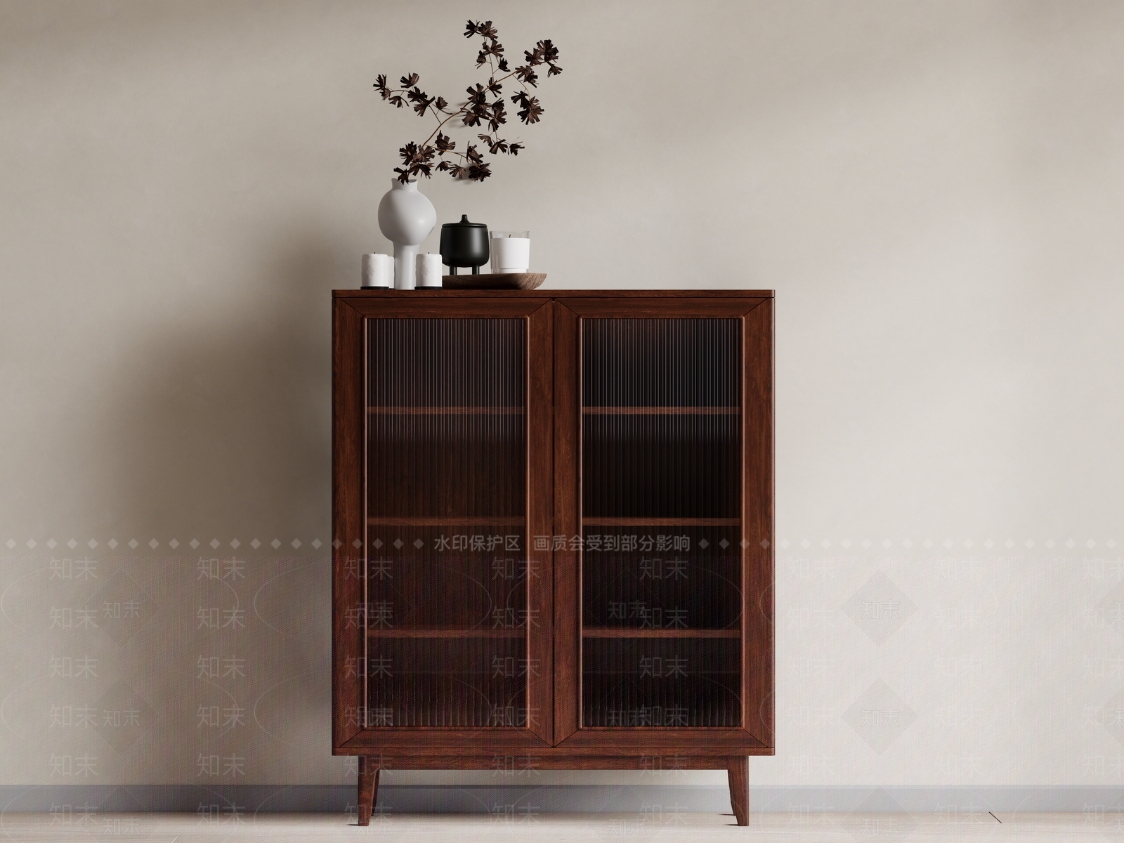 原木中古储物柜SU模型下载【ID:1187949035】