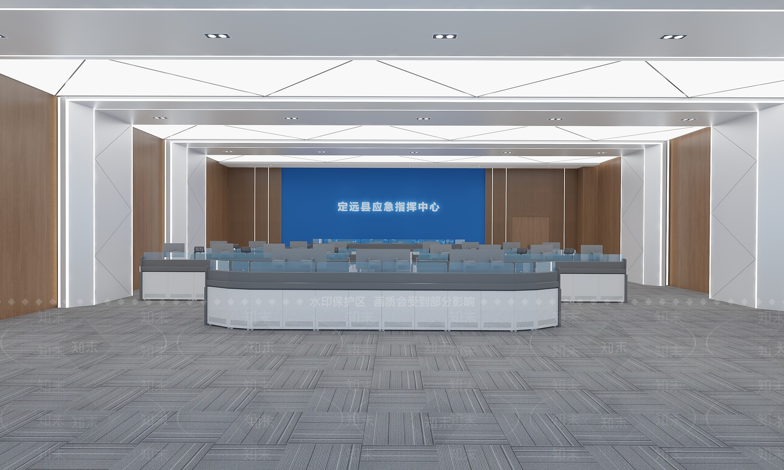 现代指挥中心3D模型下载【ID:1187949855】
