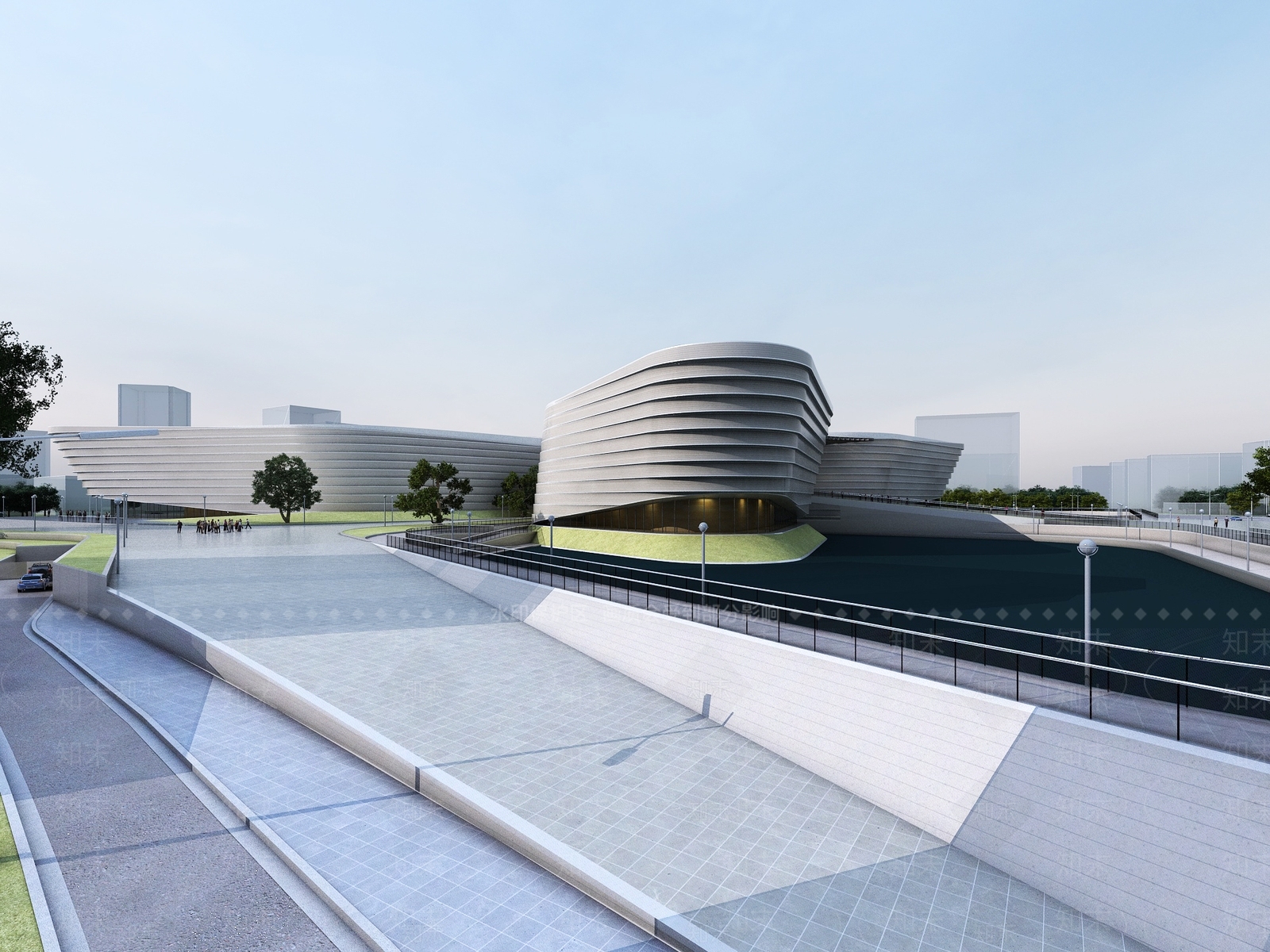 现代风格建筑SU模型下载【ID:1187953397】