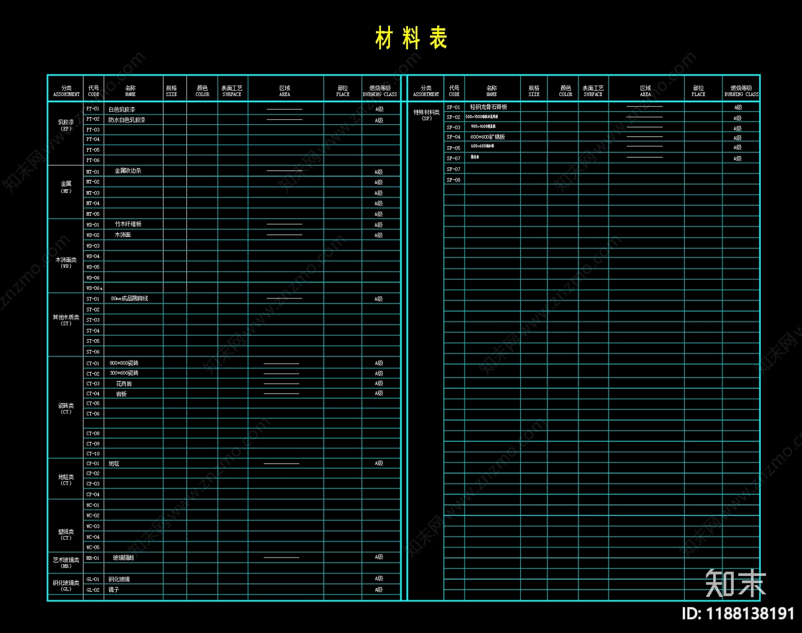 现代整体办公空间cad施工图下载【ID:1188138191】