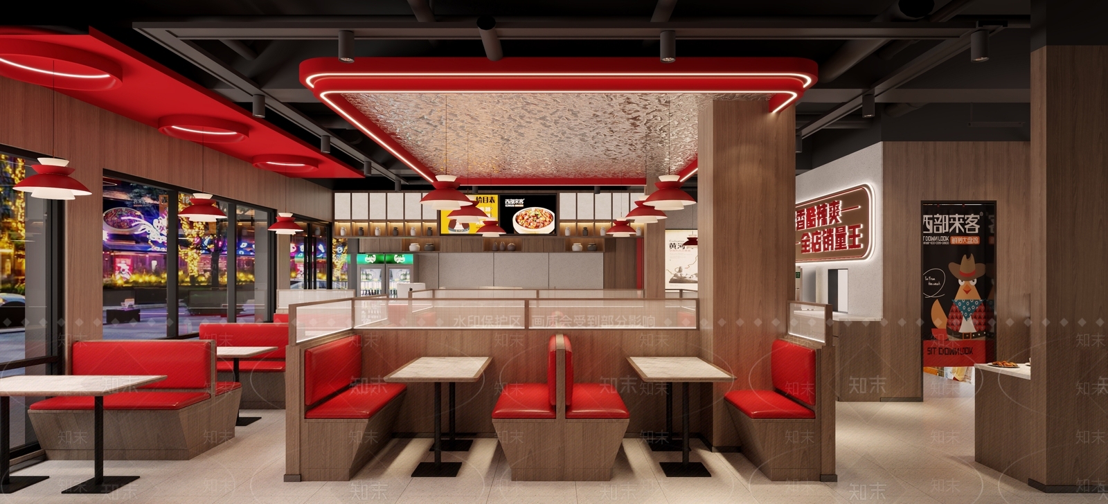 现代其他餐饮空间3D模型下载【ID:1187957837】