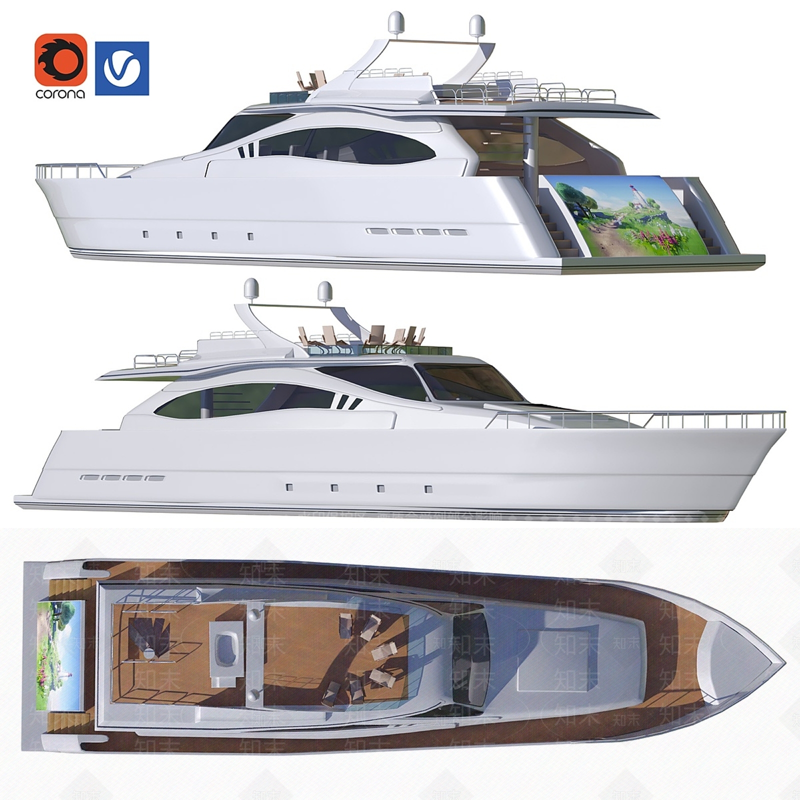 船3D模型下载【ID:1187971280】