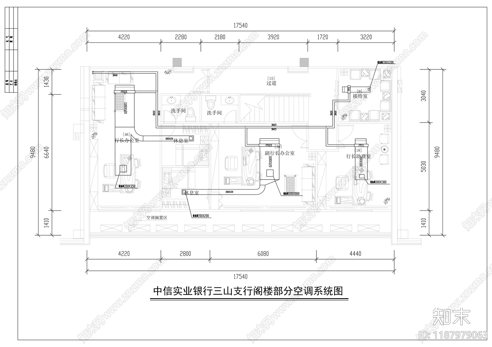 现代其他商业空间cad施工图下载【ID:1187979063】