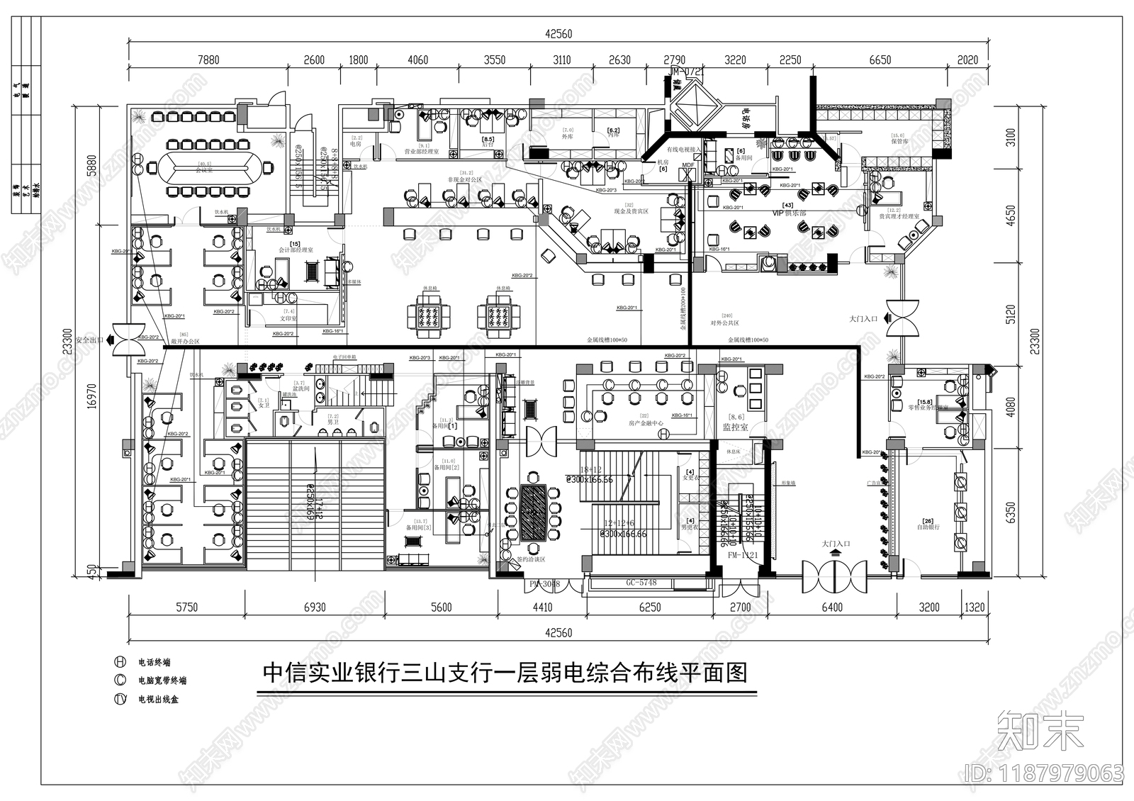 现代其他商业空间cad施工图下载【ID:1187979063】