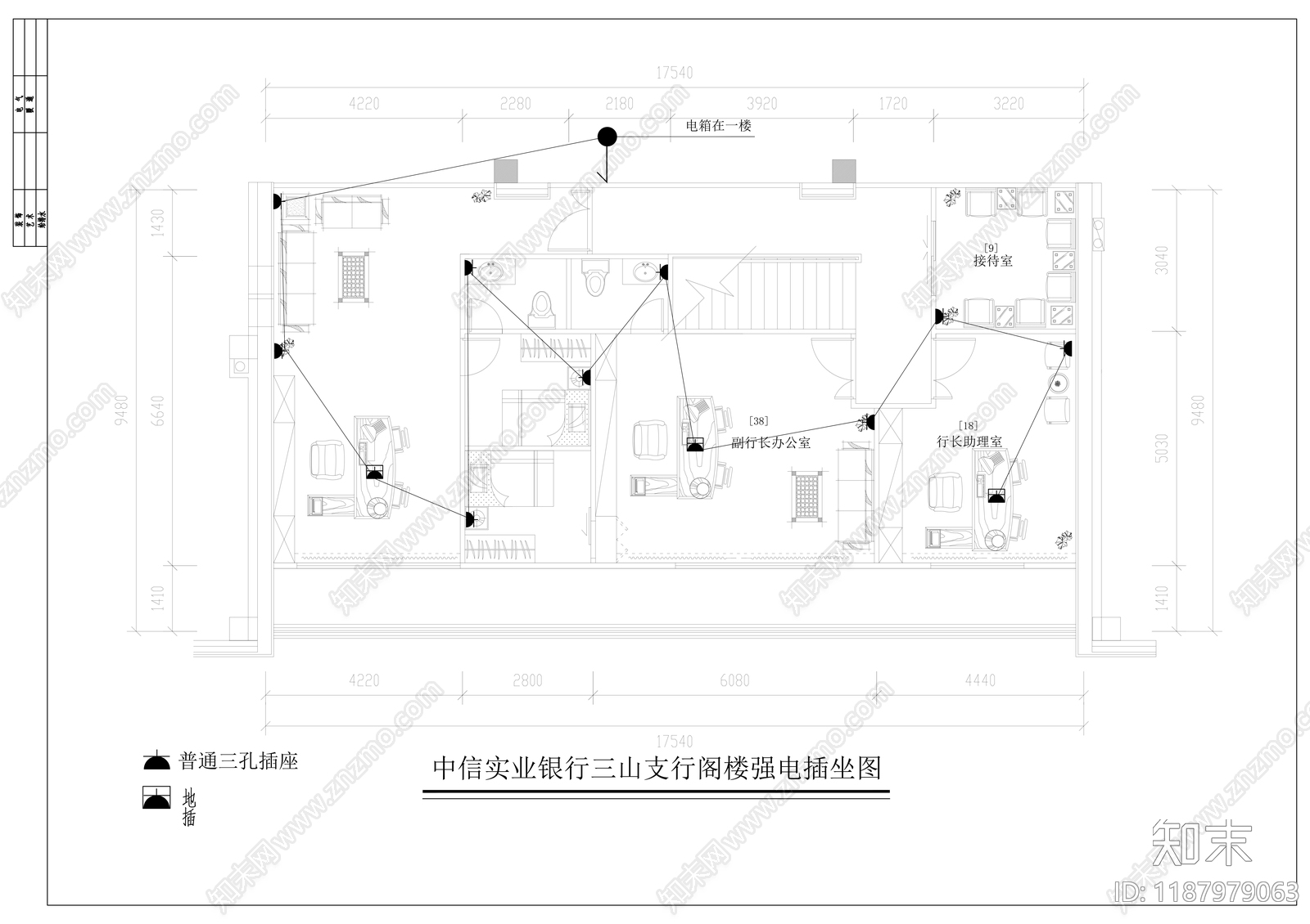 现代其他商业空间cad施工图下载【ID:1187979063】