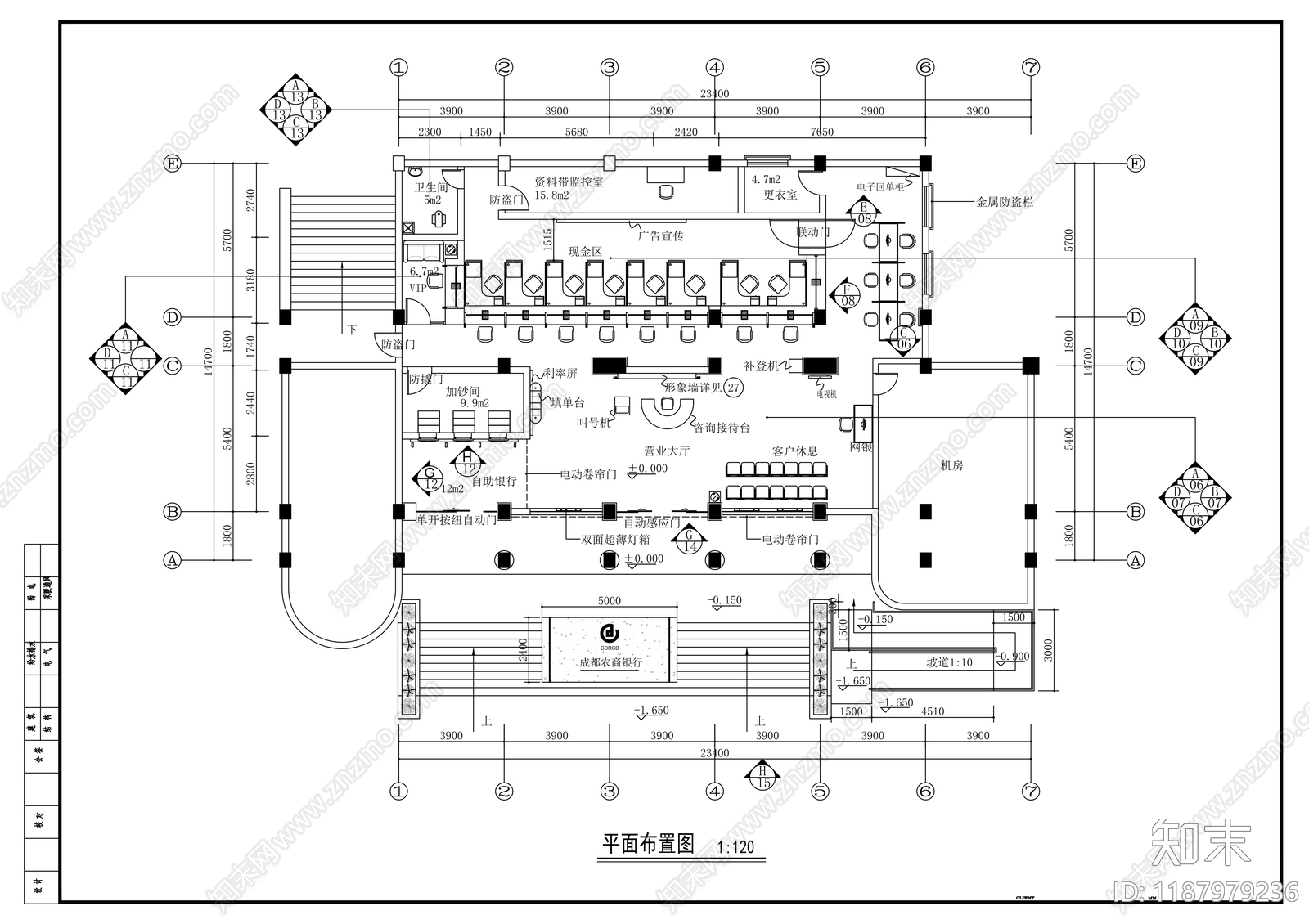 现代其他商业空间cad施工图下载【ID:1187979236】