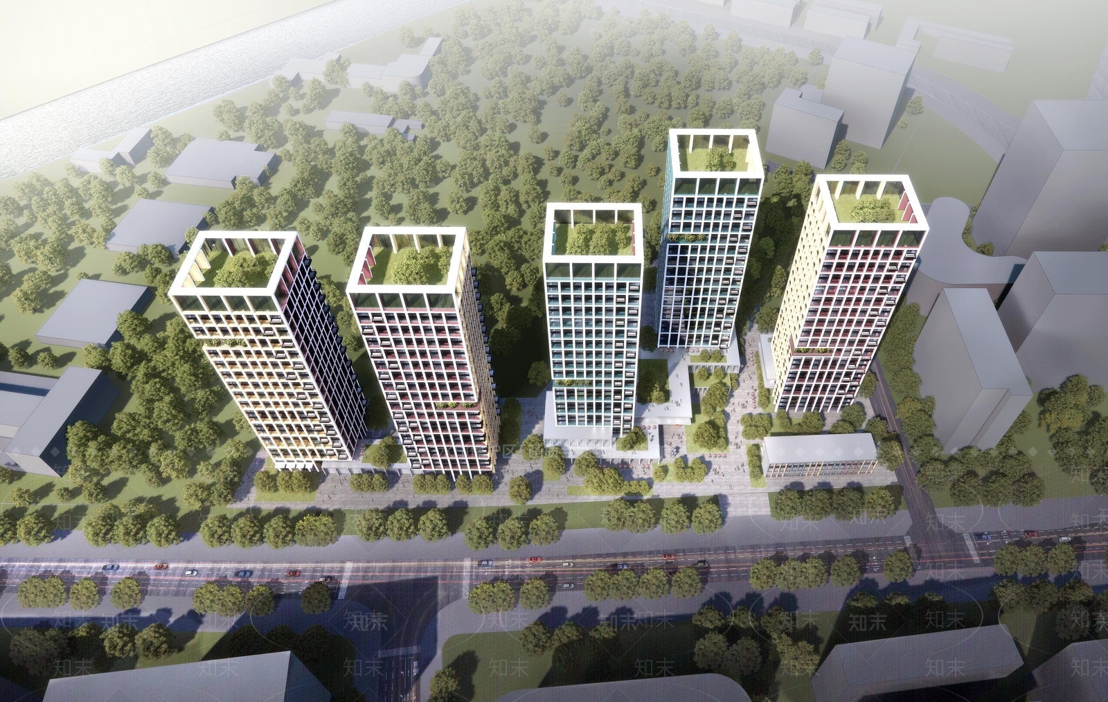 现代其他商业建筑SU模型下载【ID:1187980182】