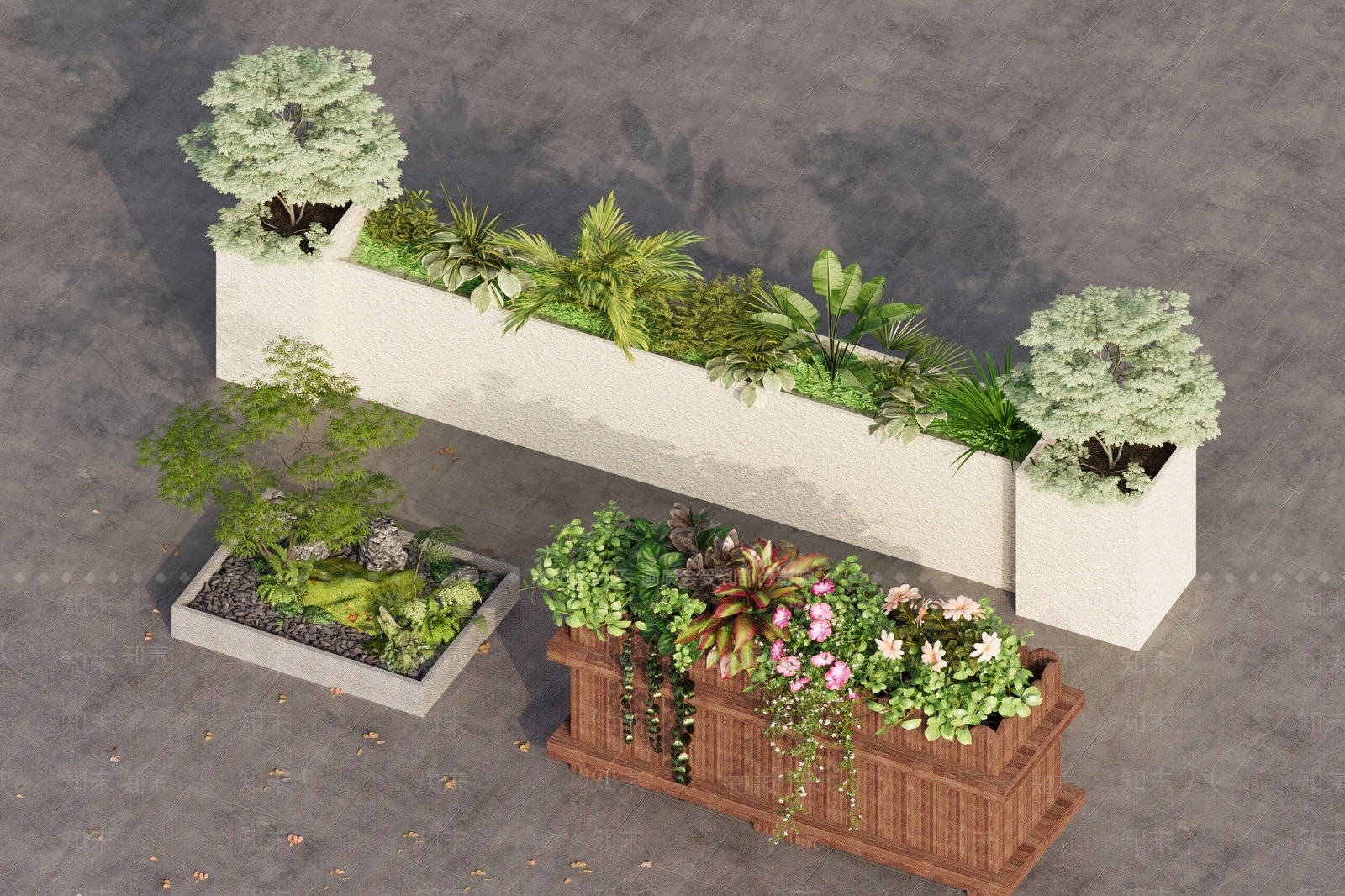 花草SU模型下载【ID:1187982597】