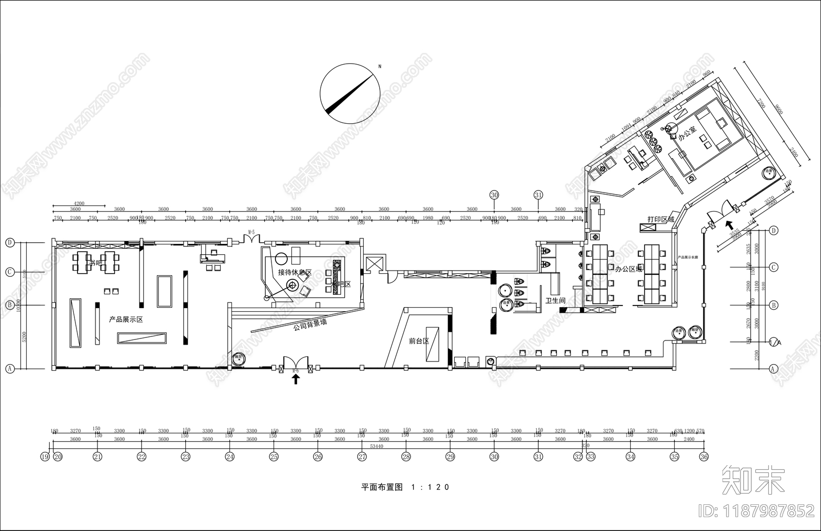 整体办公空间CAD图纸精品下载_AutoCAD图纸_知末网