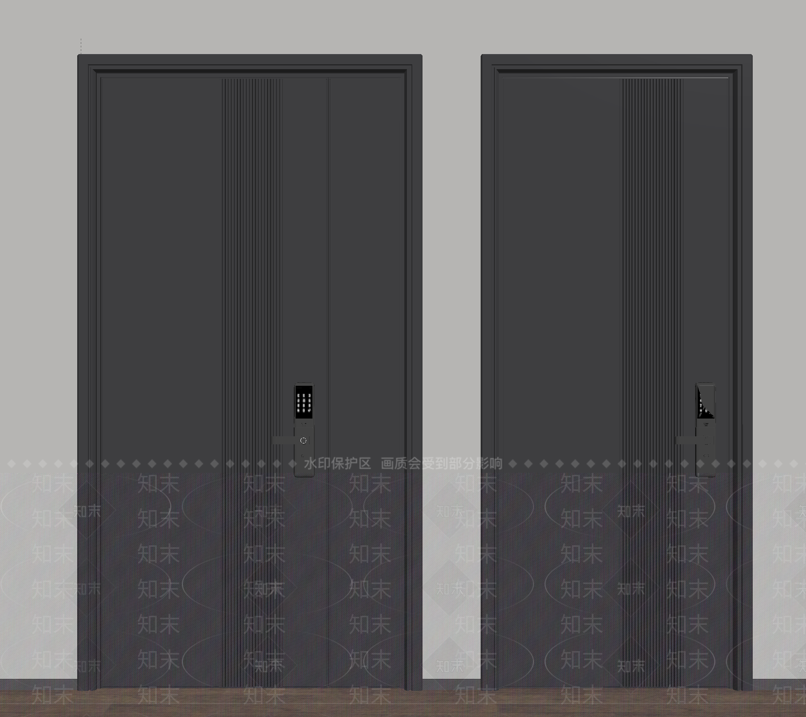 现代其他门SU模型下载【ID:1188009257】