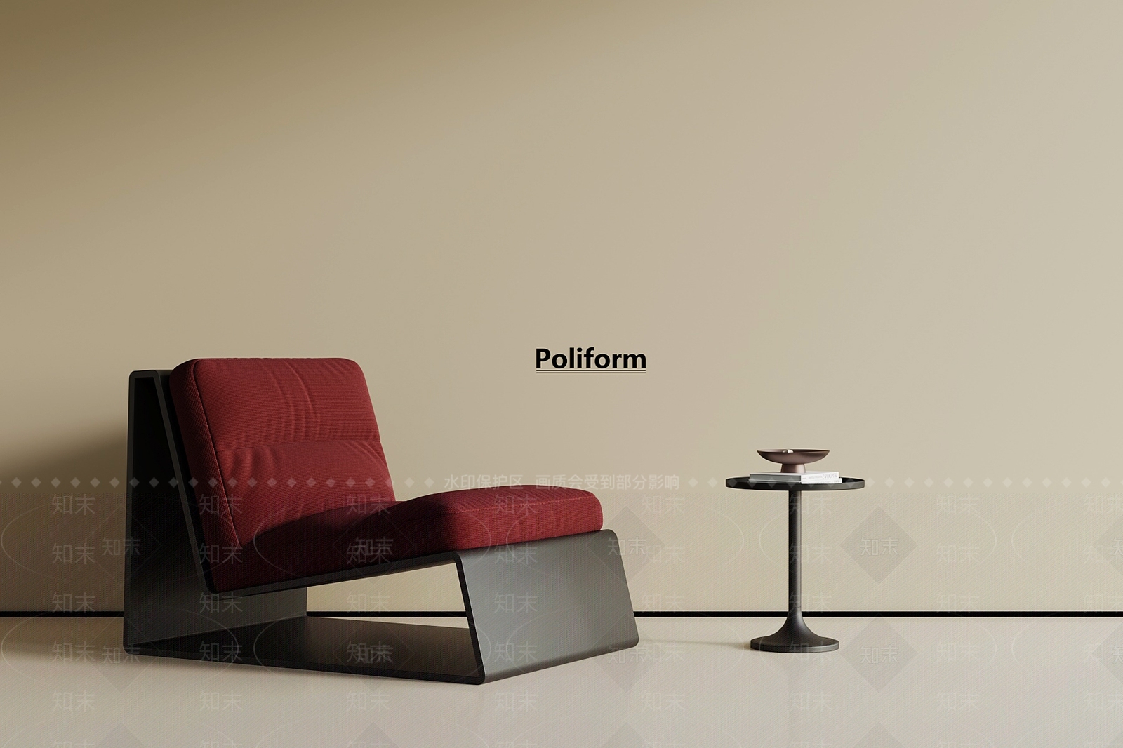 现代躺椅3D模型下载【ID:1188012483】