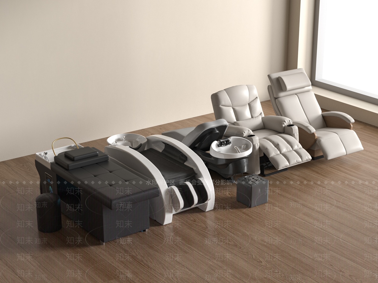 现代按摩椅3D模型下载【ID:1188012537】