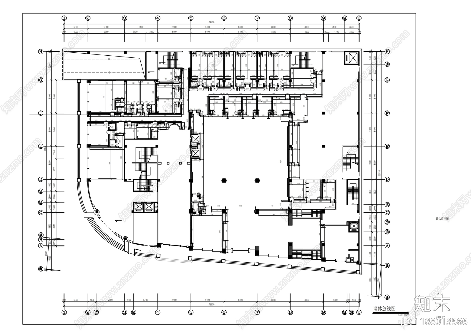 现代其他餐饮空间cad施工图下载【ID:1188013566】