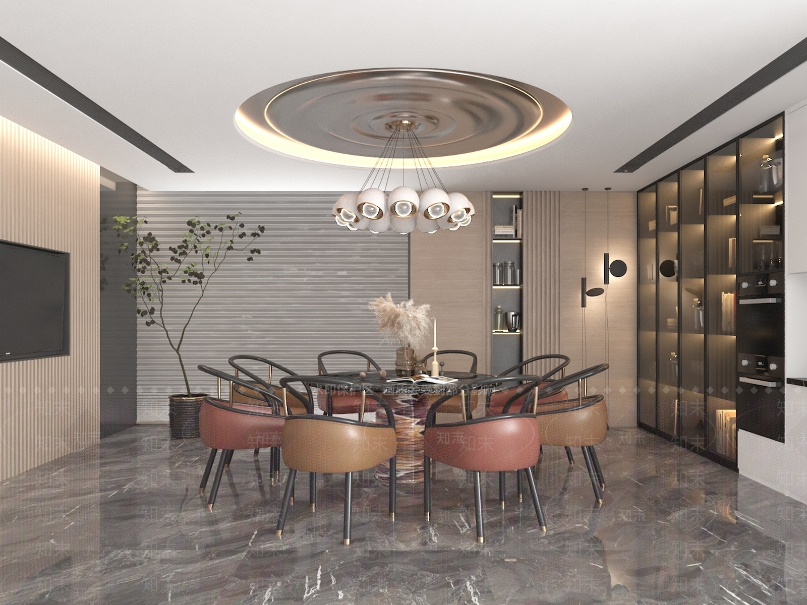 现代包厢3D模型下载【ID:1188014315】