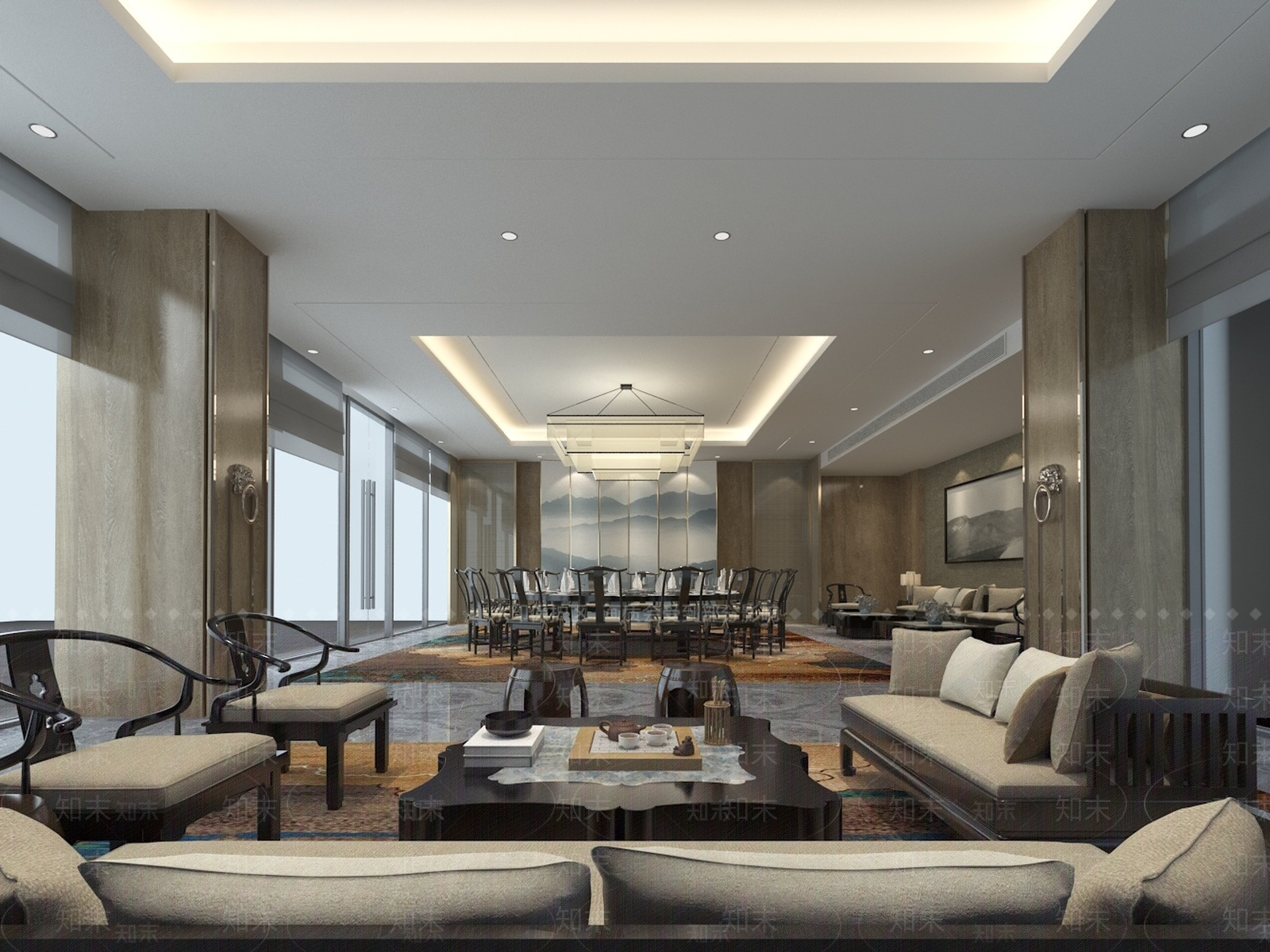 现代包厢3D模型下载【ID:1188015189】