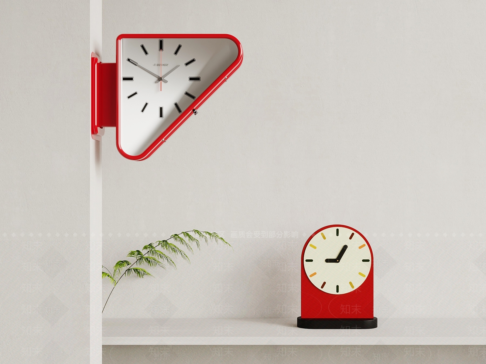 现代钟表SU模型下载【ID:1188015267】