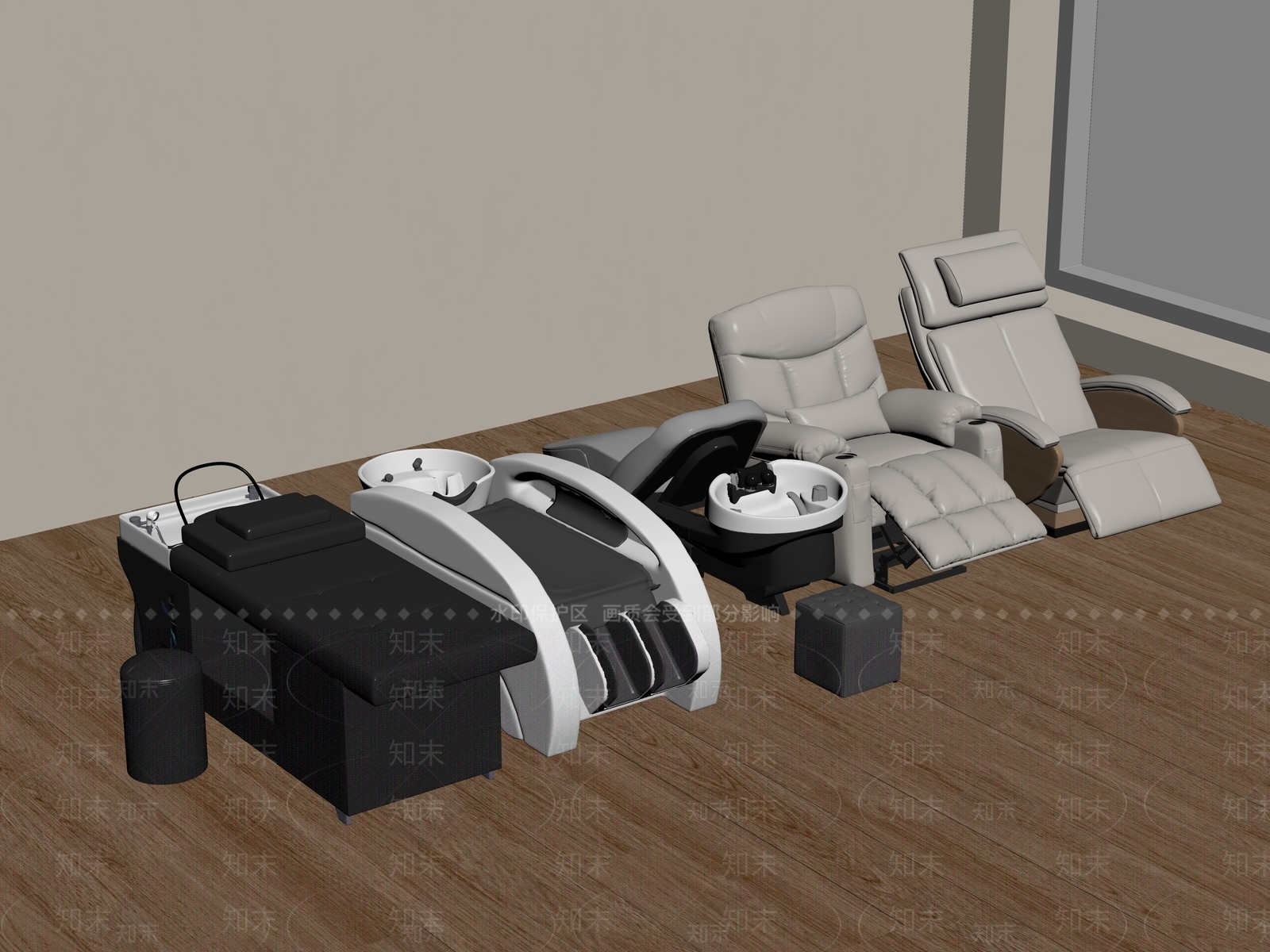现代按摩椅SU模型下载【ID:1188017516】