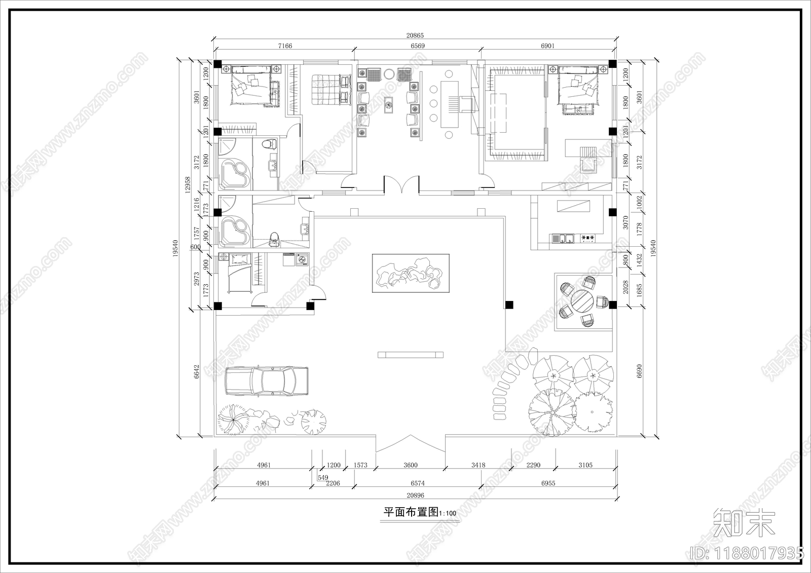 民宿施工图下载【ID:1188017935】