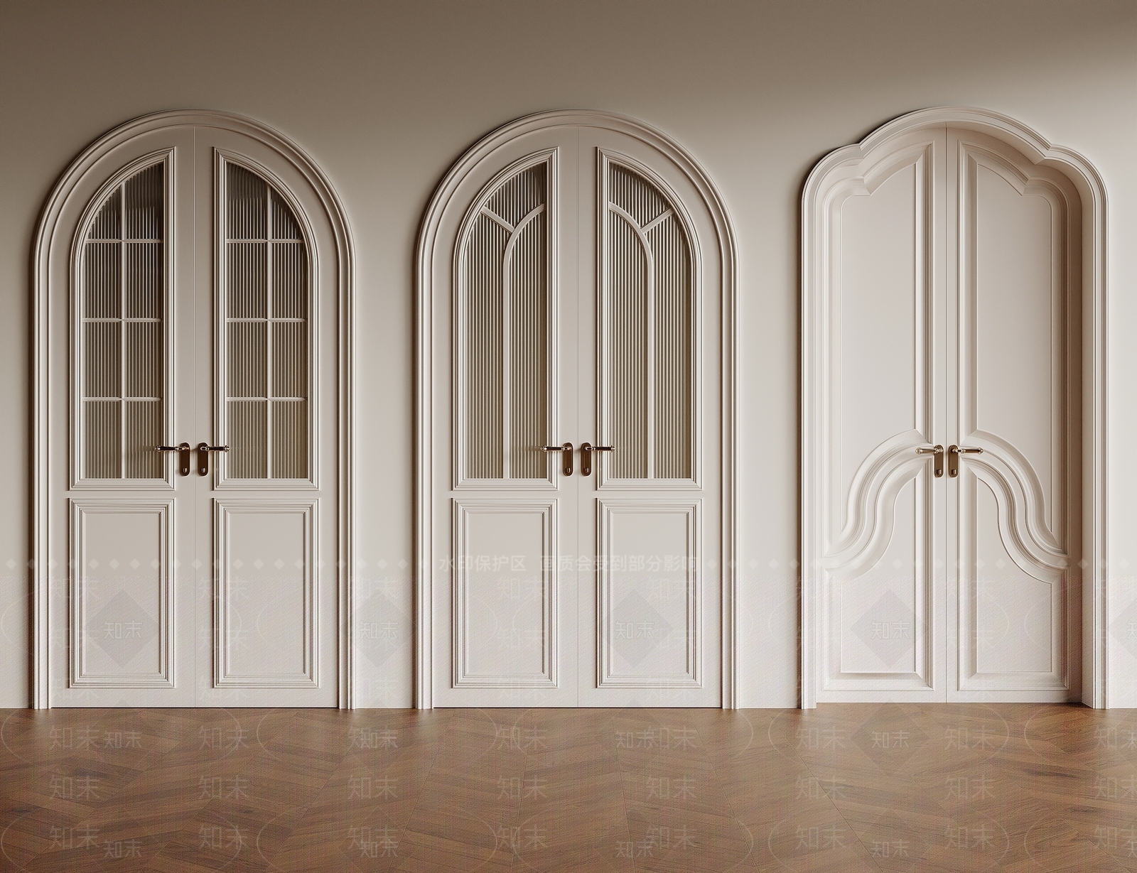 法式欧式双开门SU模型下载【ID:1188712325】