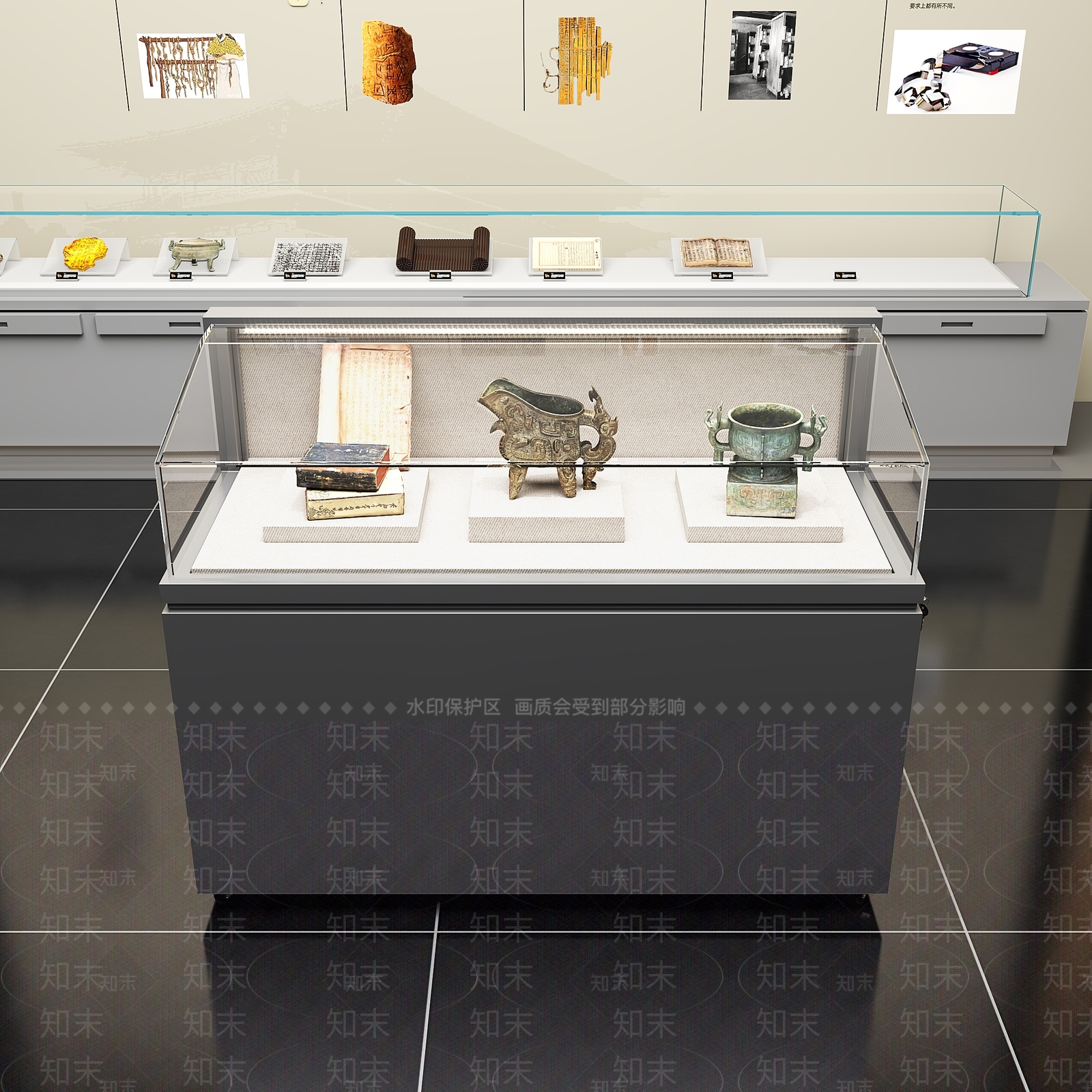 现代新中式博物馆3D模型下载【ID:1188030431】