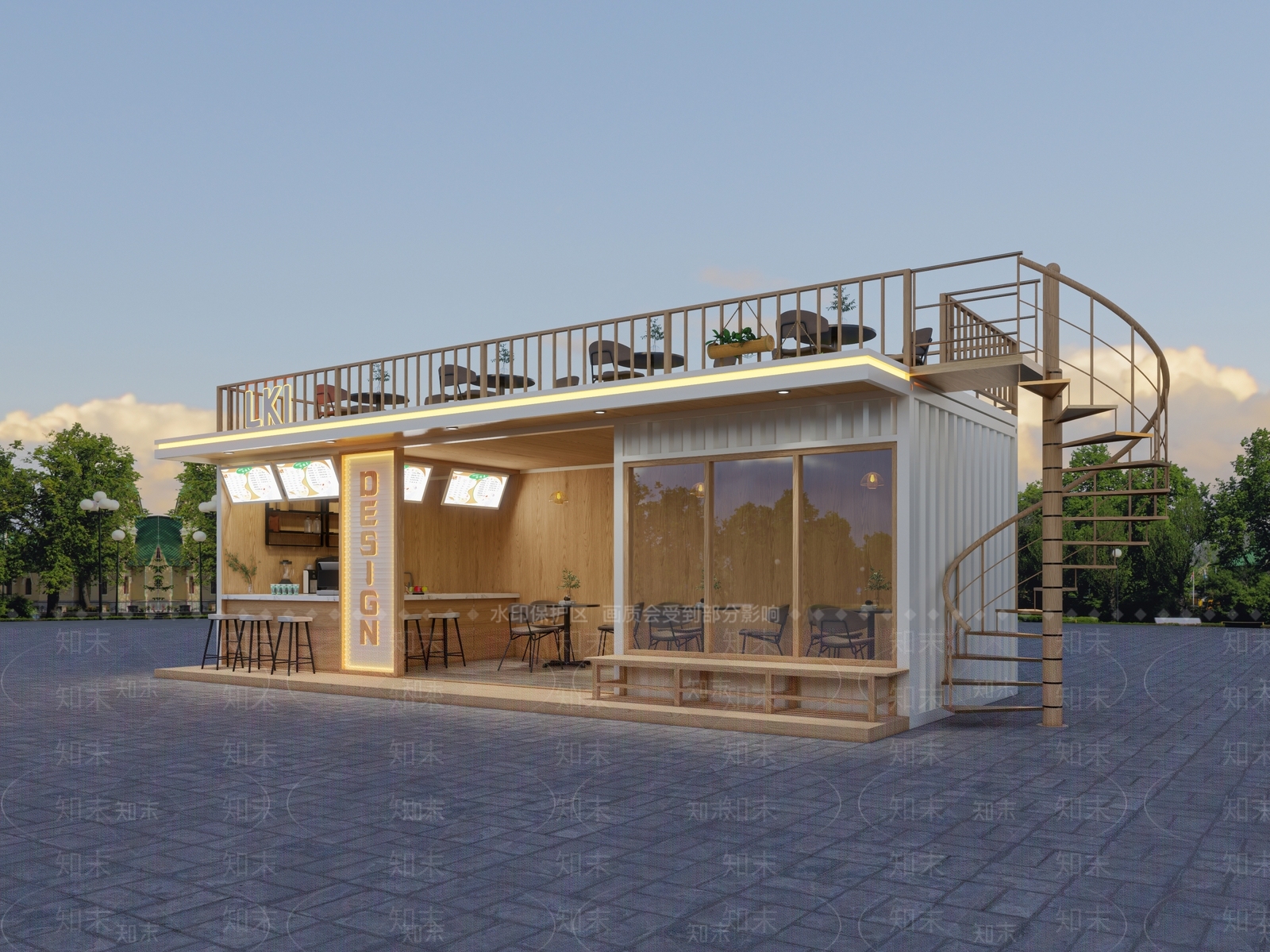 现代风格建筑SU模型下载【ID:1188033004】