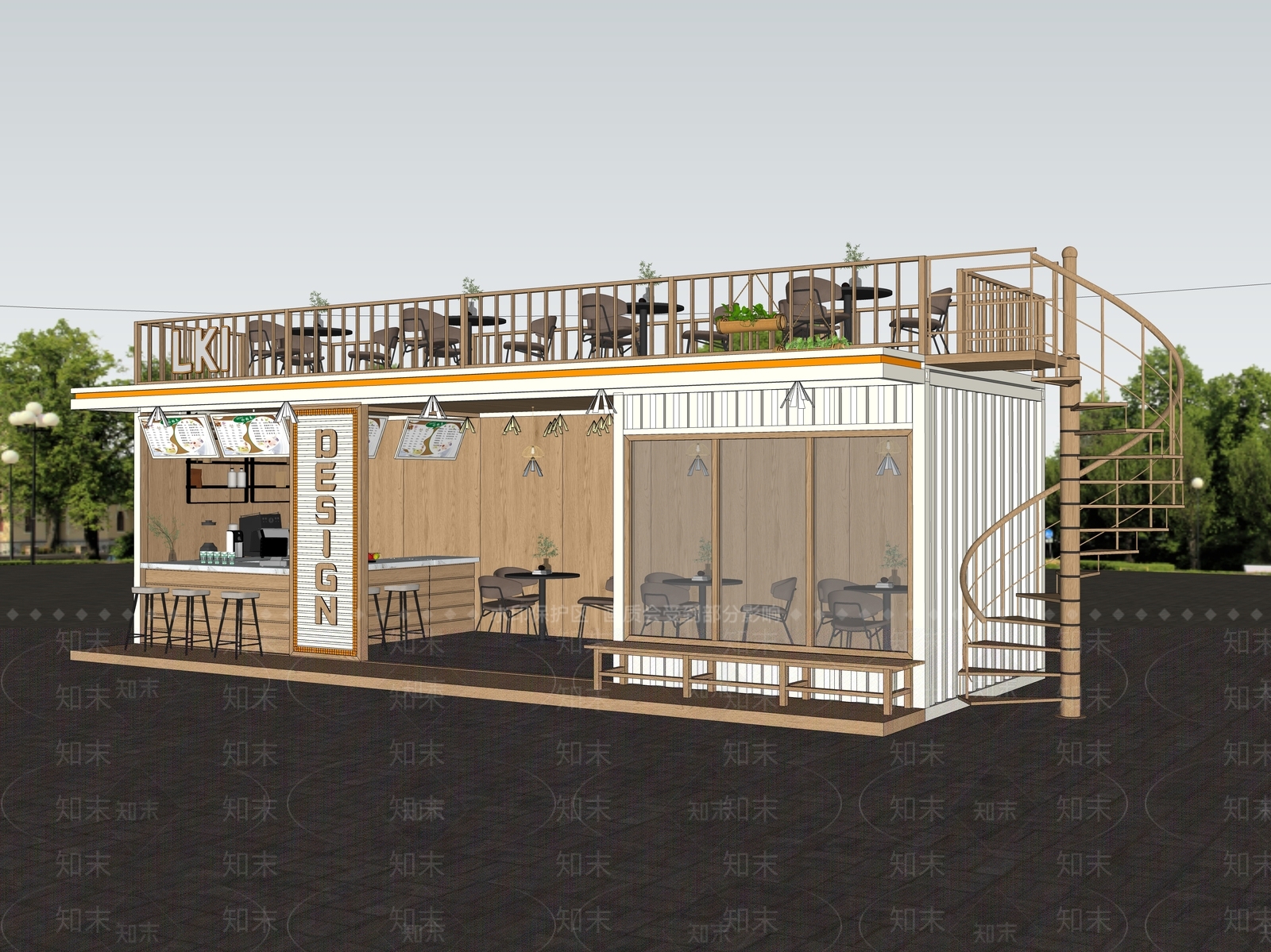 现代风格建筑SU模型下载【ID:1188033004】