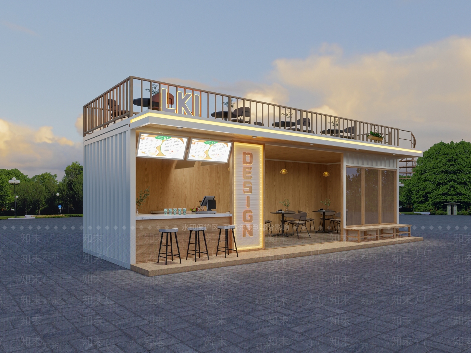 现代风格建筑SU模型下载【ID:1188033004】