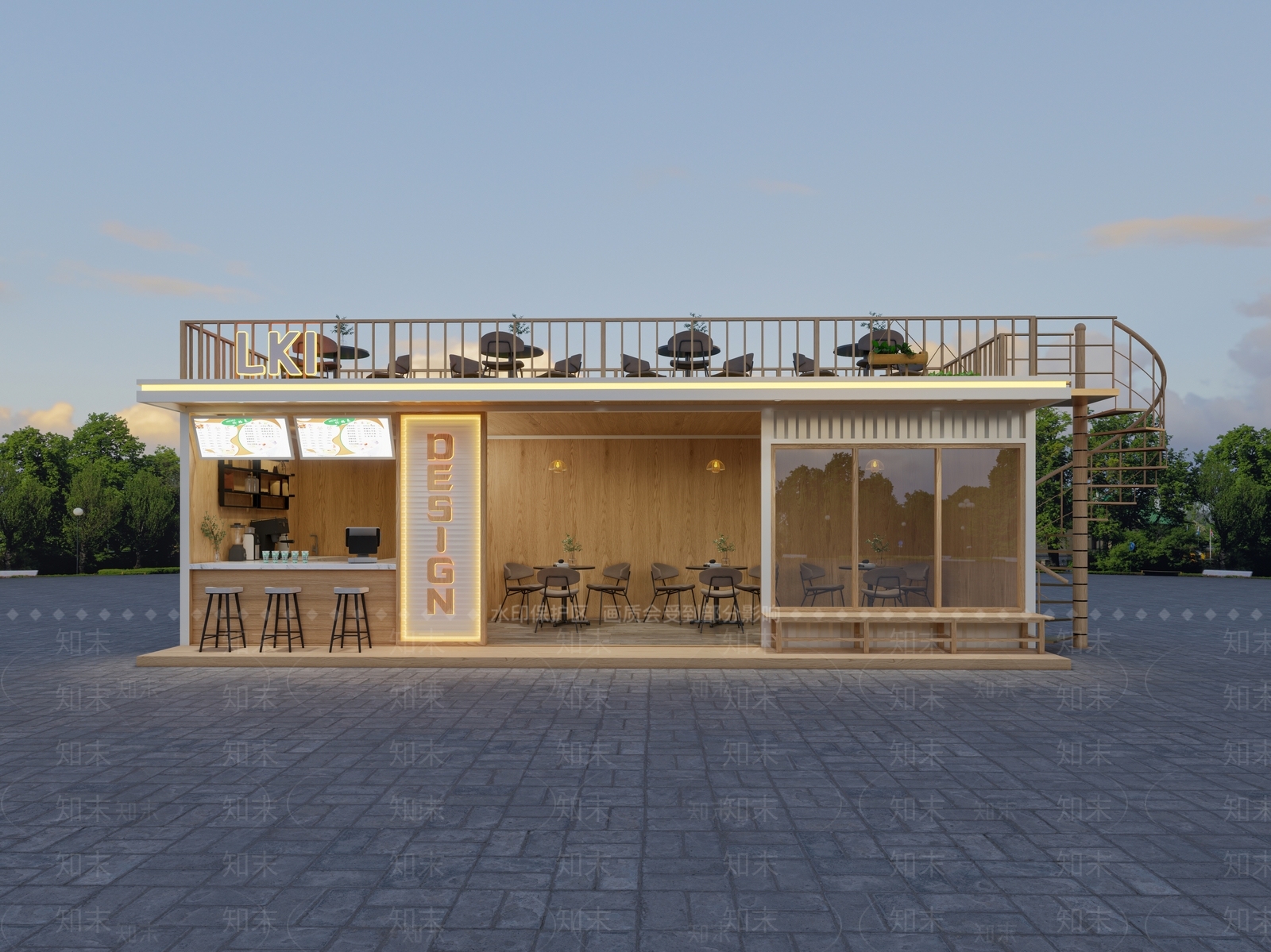 现代风格建筑SU模型下载【ID:1188033004】