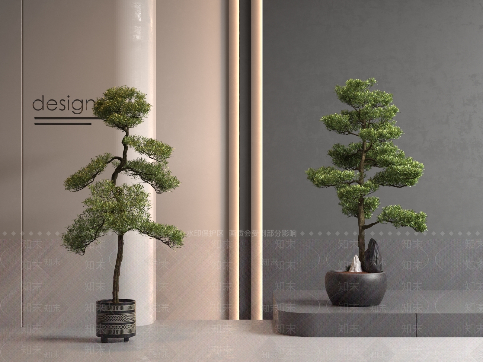 盆栽3D模型下载【ID:1188034667】
