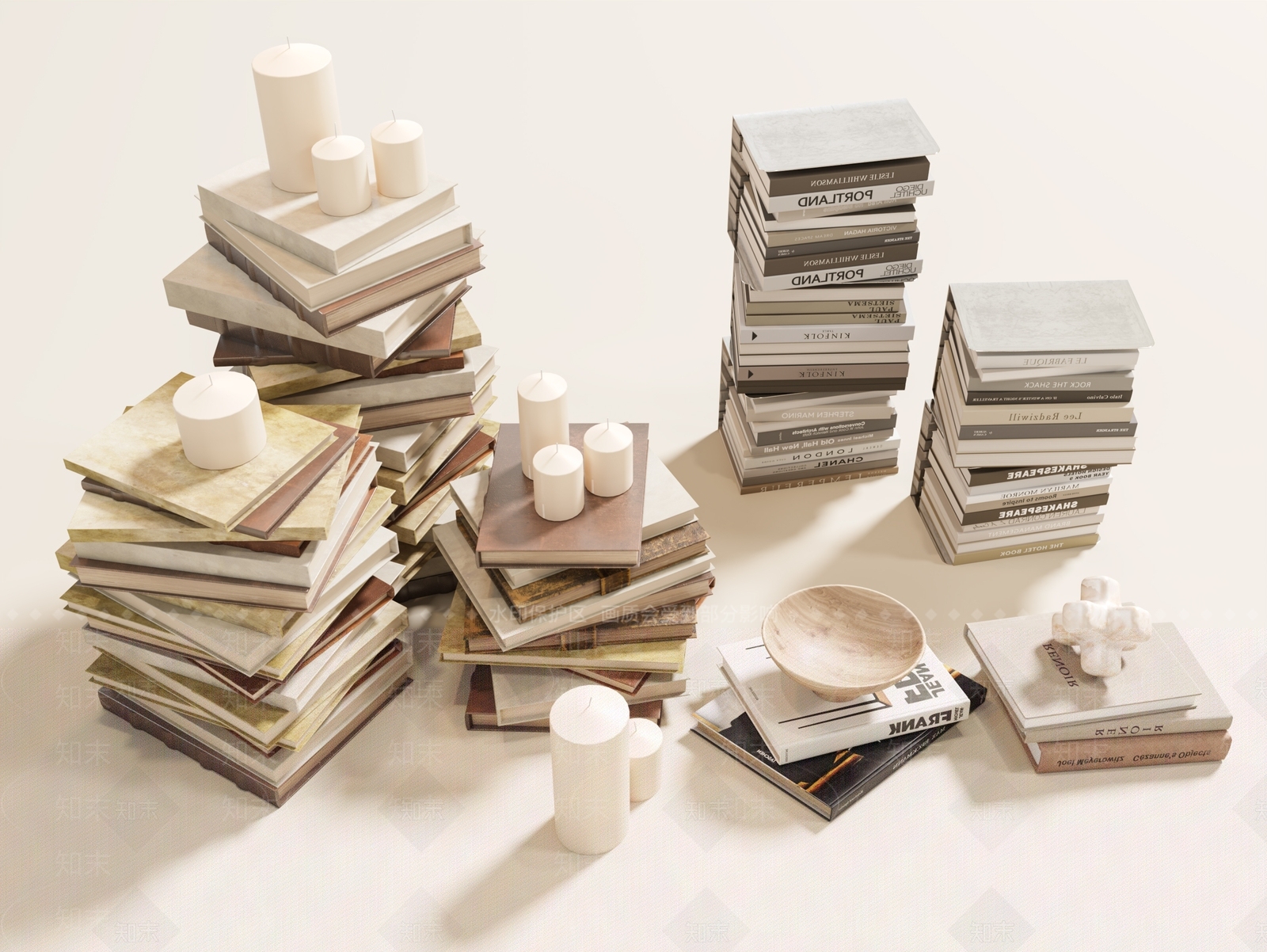 书籍3D模型下载【ID:1188039929】